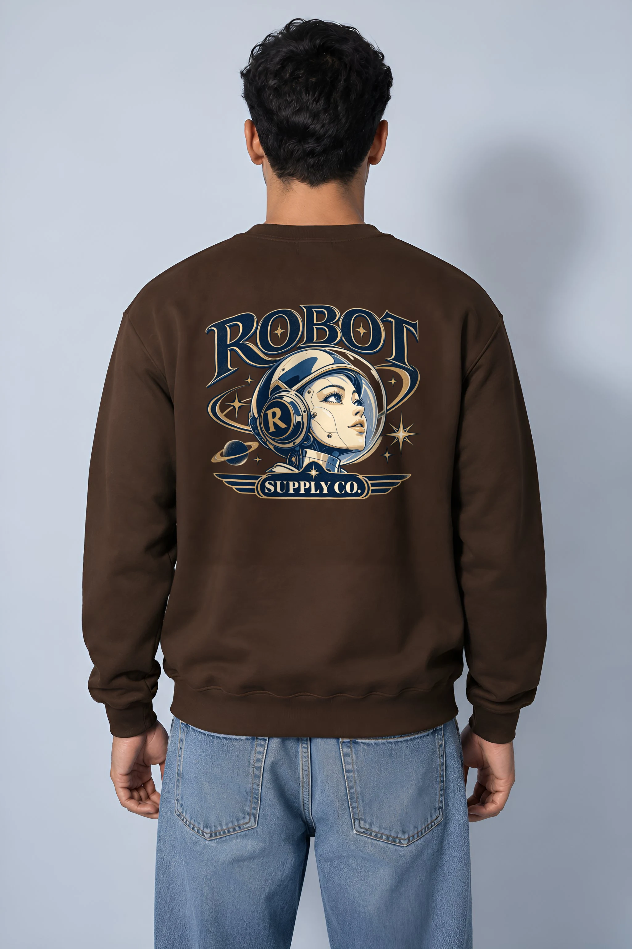 "Robot Supply Co." 1 Crewneck Sweatshirt