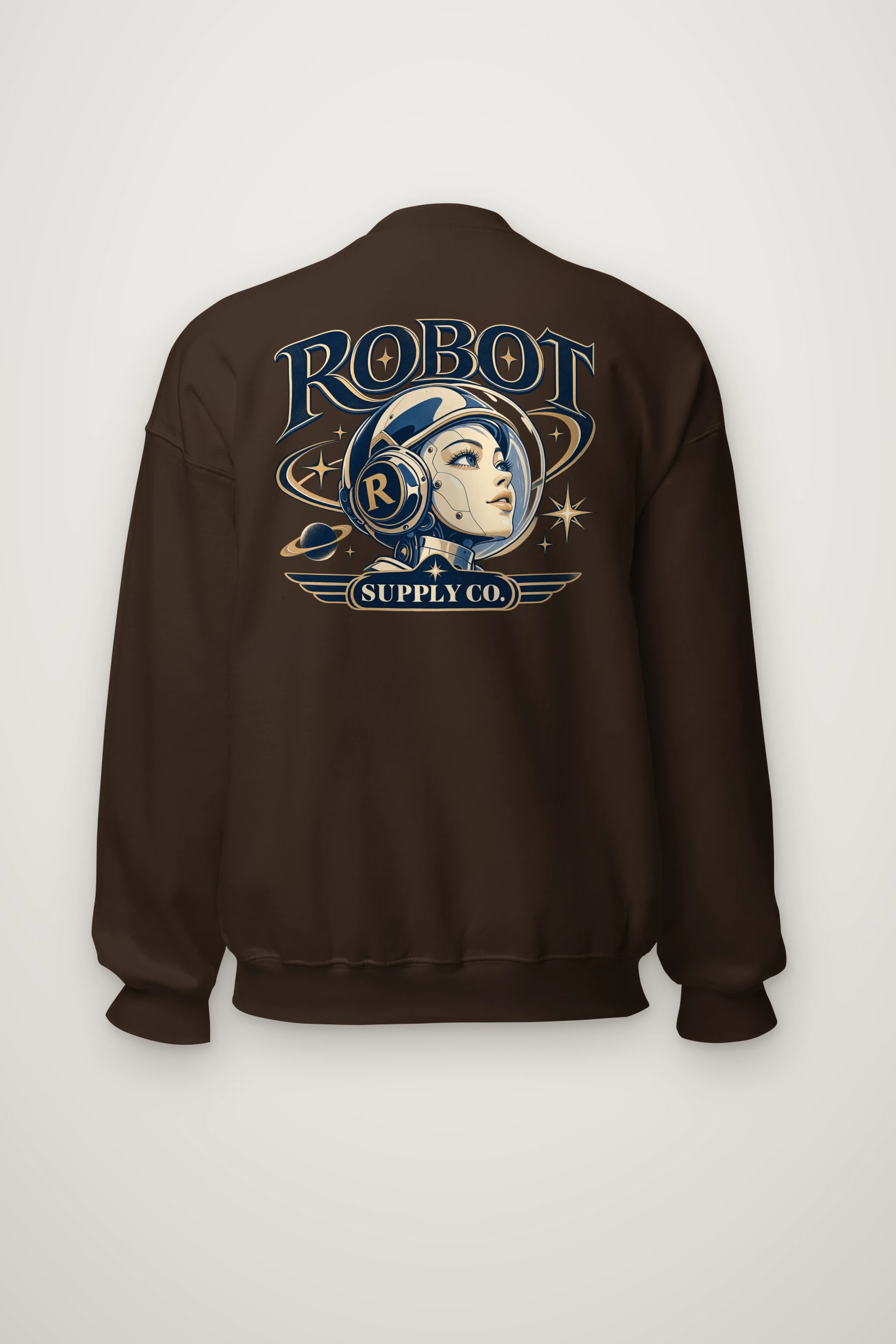 "Robot Supply Co." Heavy Blend Unisex Crewneck Sweatshirt