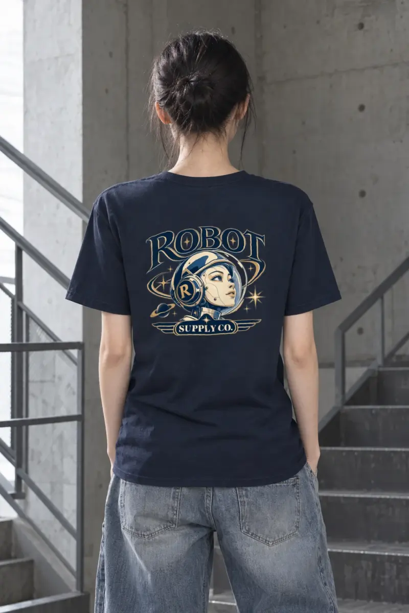"Robot Supply Co." Heavyweight Unisex Crewneck T-shirt