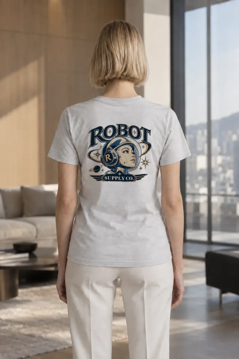 "Robot Supply Co." Heavyweight Unisex Crewneck T-shirt | Gildan 5000