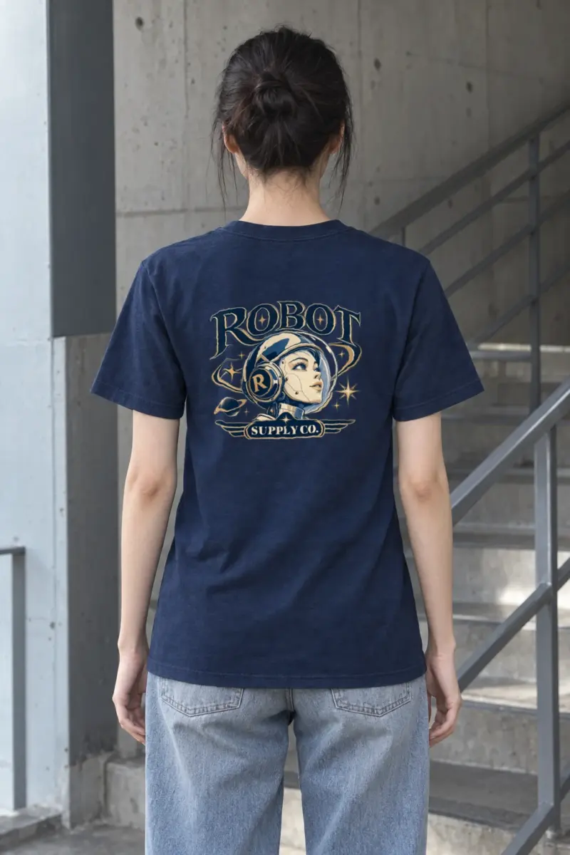 "Robot Supply Co." Heavyweight Unisex Crewneck T-shirt