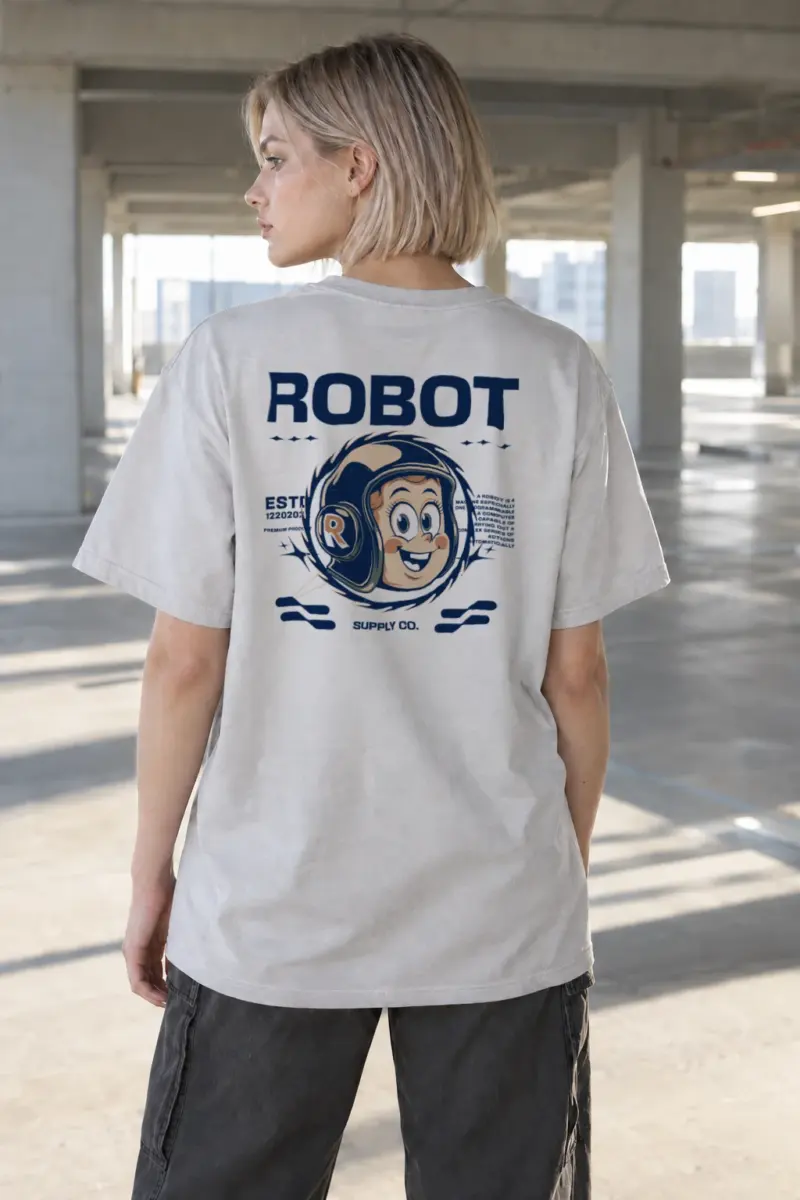 "Robot Supply Co." Heavyweight Unisex Crewneck T-shirt | Gildan 5000