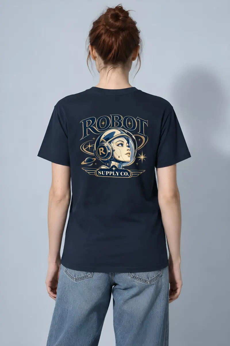 "Robot Supply Co." Heavyweight Unisex Crewneck T-shirt