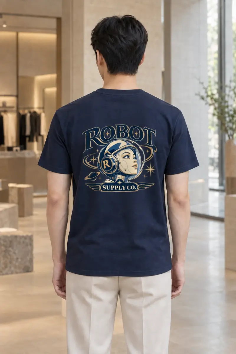 "Robot Supply Co." Heavyweight Unisex Crewneck T-shirt