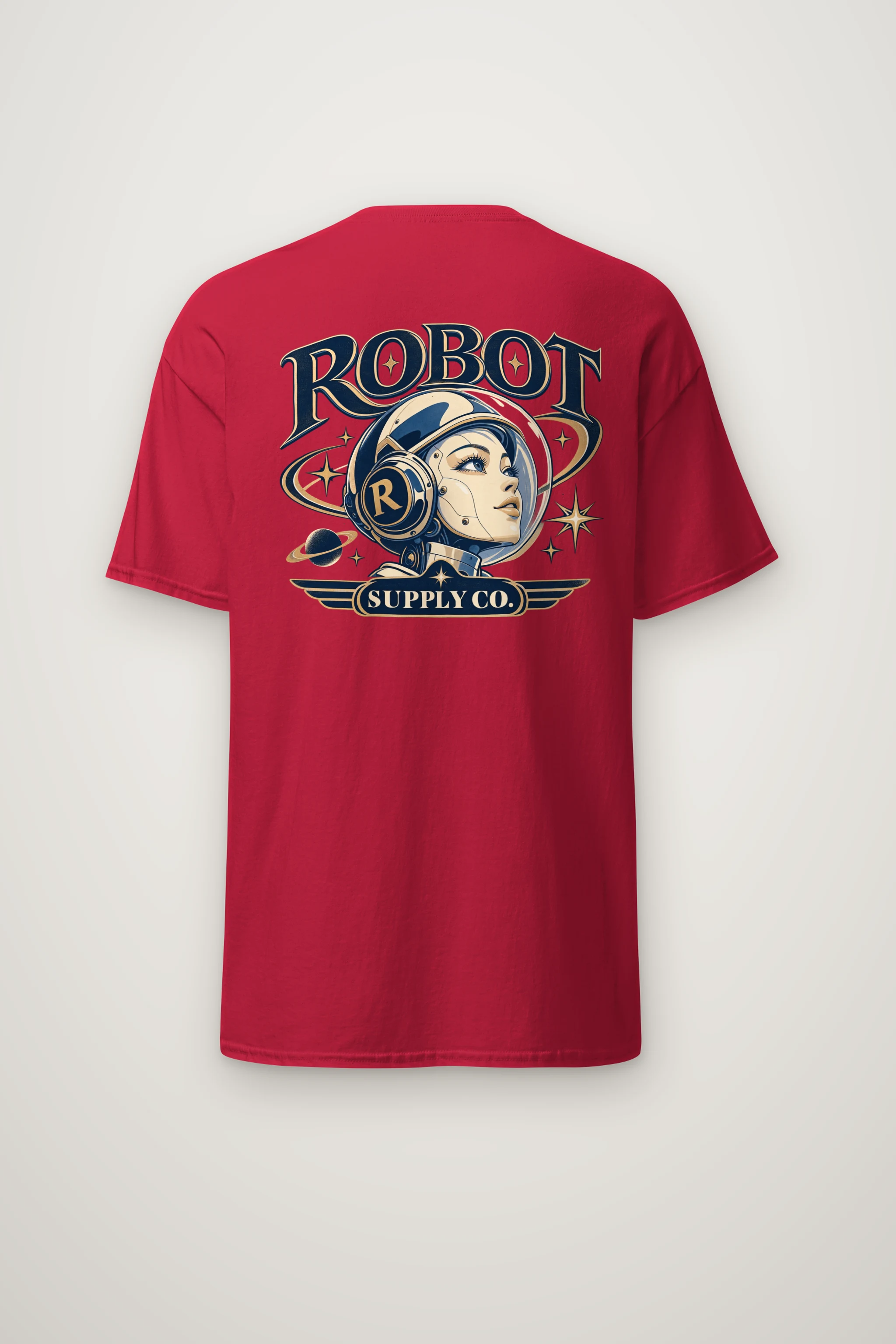 "Robot Supply Co." Heavyweight Unisex Crewneck T-shirt