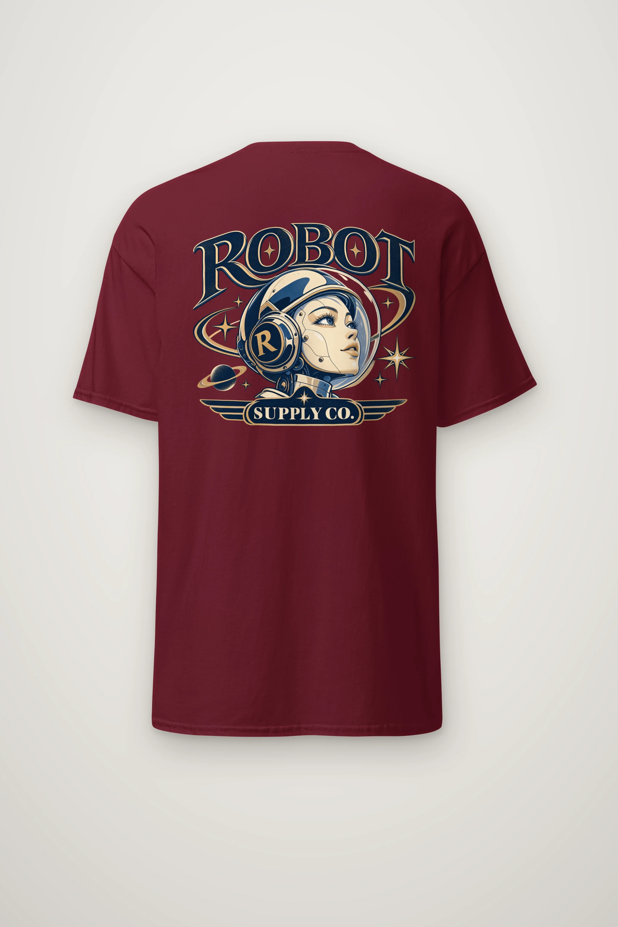 "Robot Supply Co." Heavyweight Unisex Crewneck T-shirt