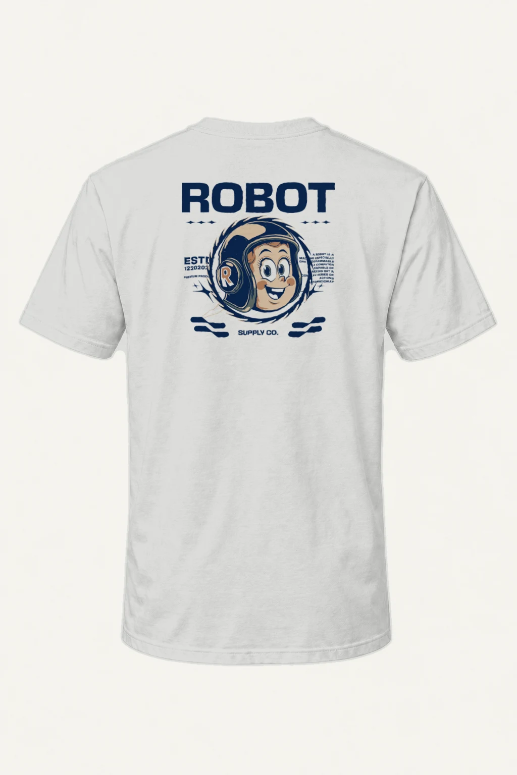 "Robot Supply Co." Heavyweight Unisex Crewneck T-shirt | Gildan 5000