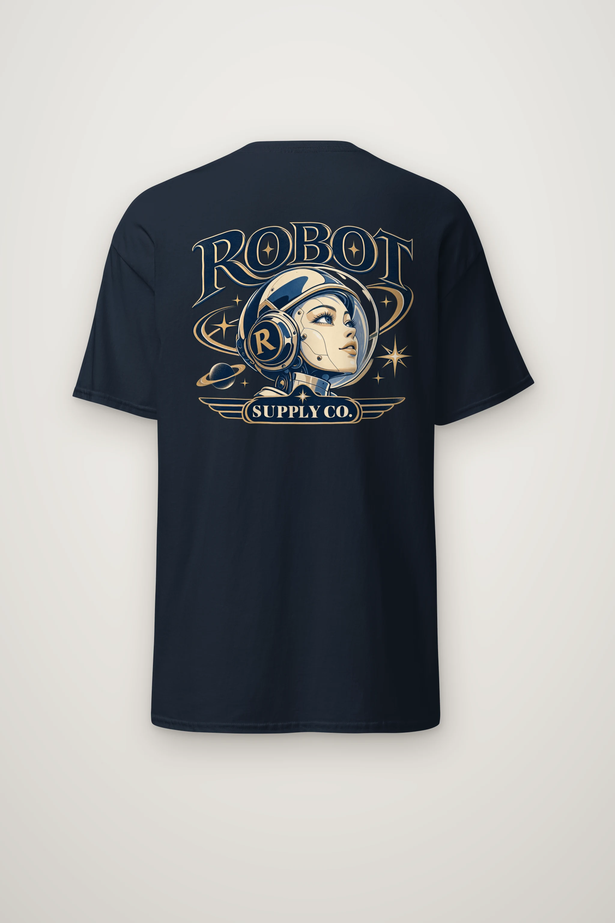 "Robot Supply Co." Heavyweight Unisex Crewneck T-shirt