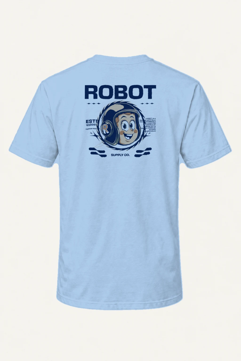 "Robot Supply Co." Heavyweight Unisex Crewneck T-shirt | Gildan 5000
