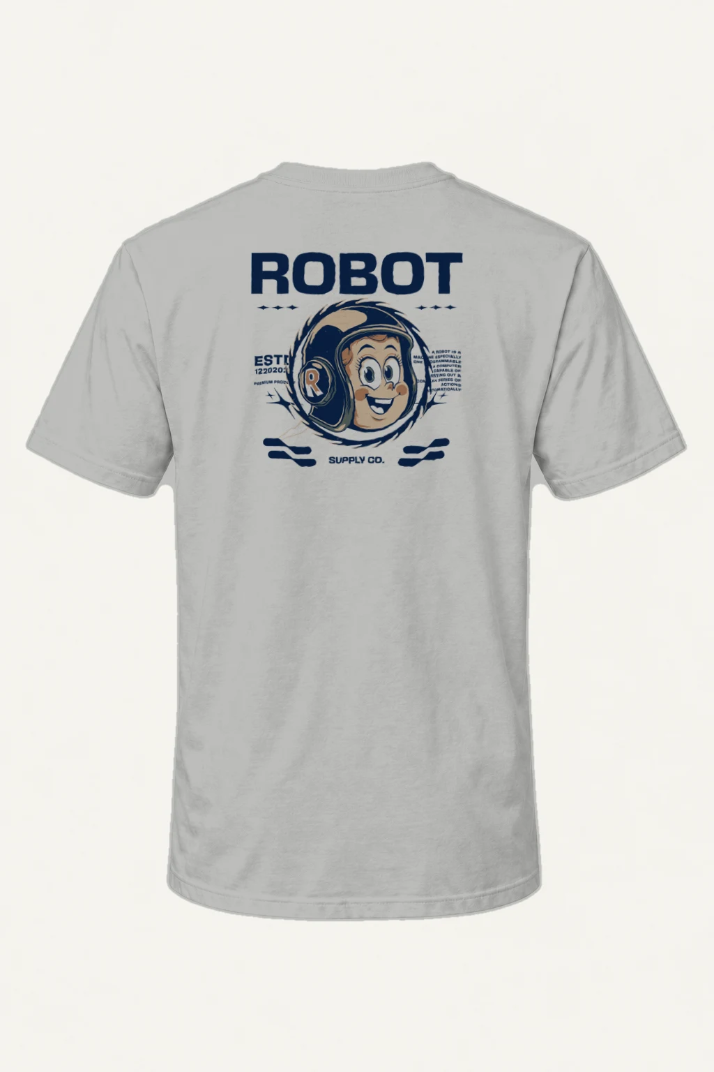 "Robot Supply Co." Heavyweight Unisex Crewneck T-shirt | Gildan 5000