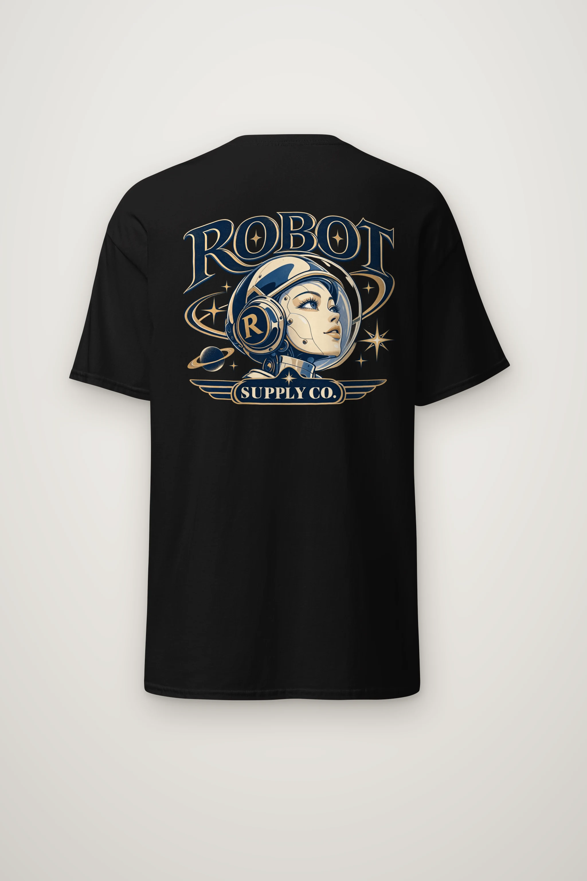 "Robot Supply Co." Heavyweight Unisex Crewneck T-shirt