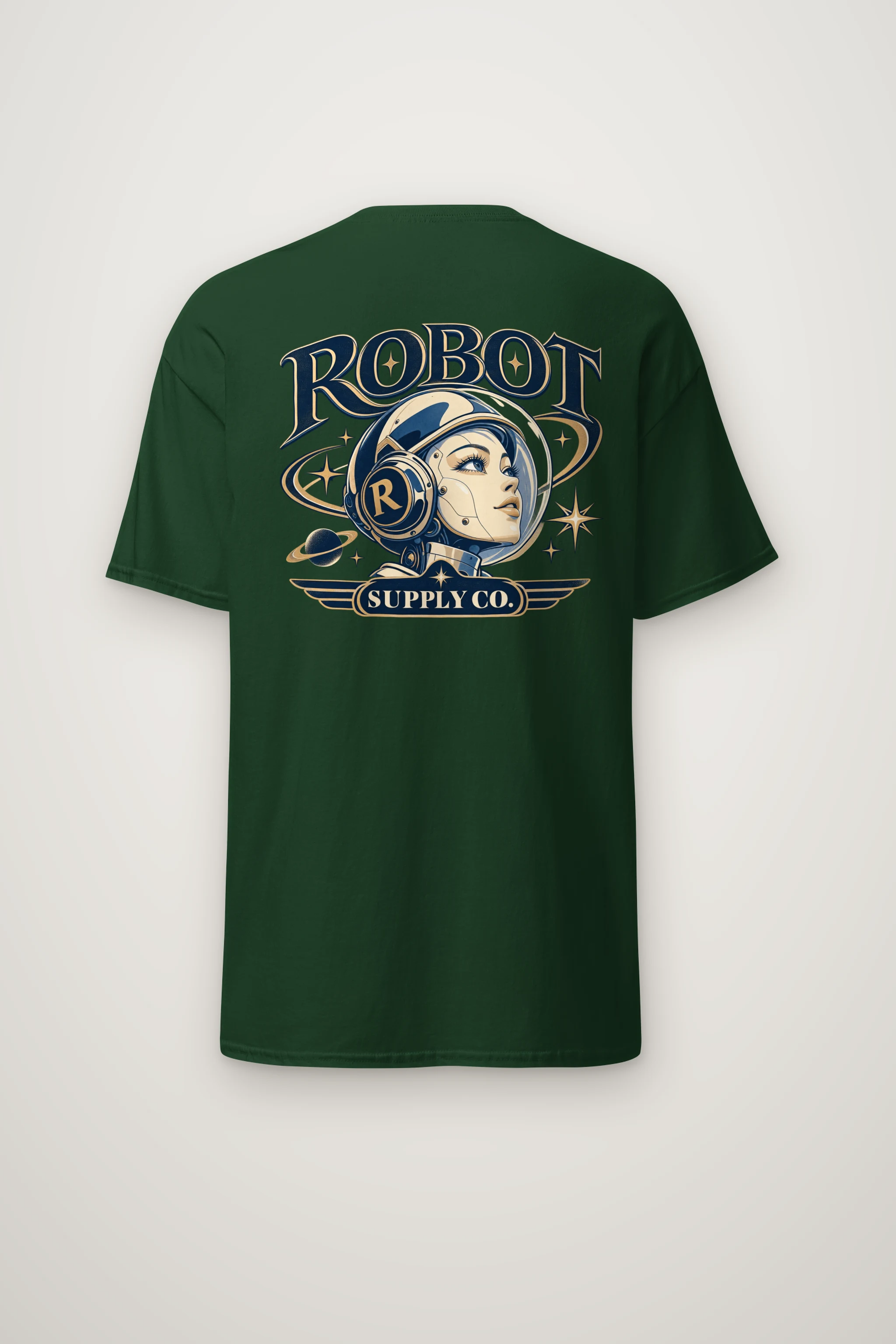 "Robot Supply Co." Heavyweight Unisex Crewneck T-shirt