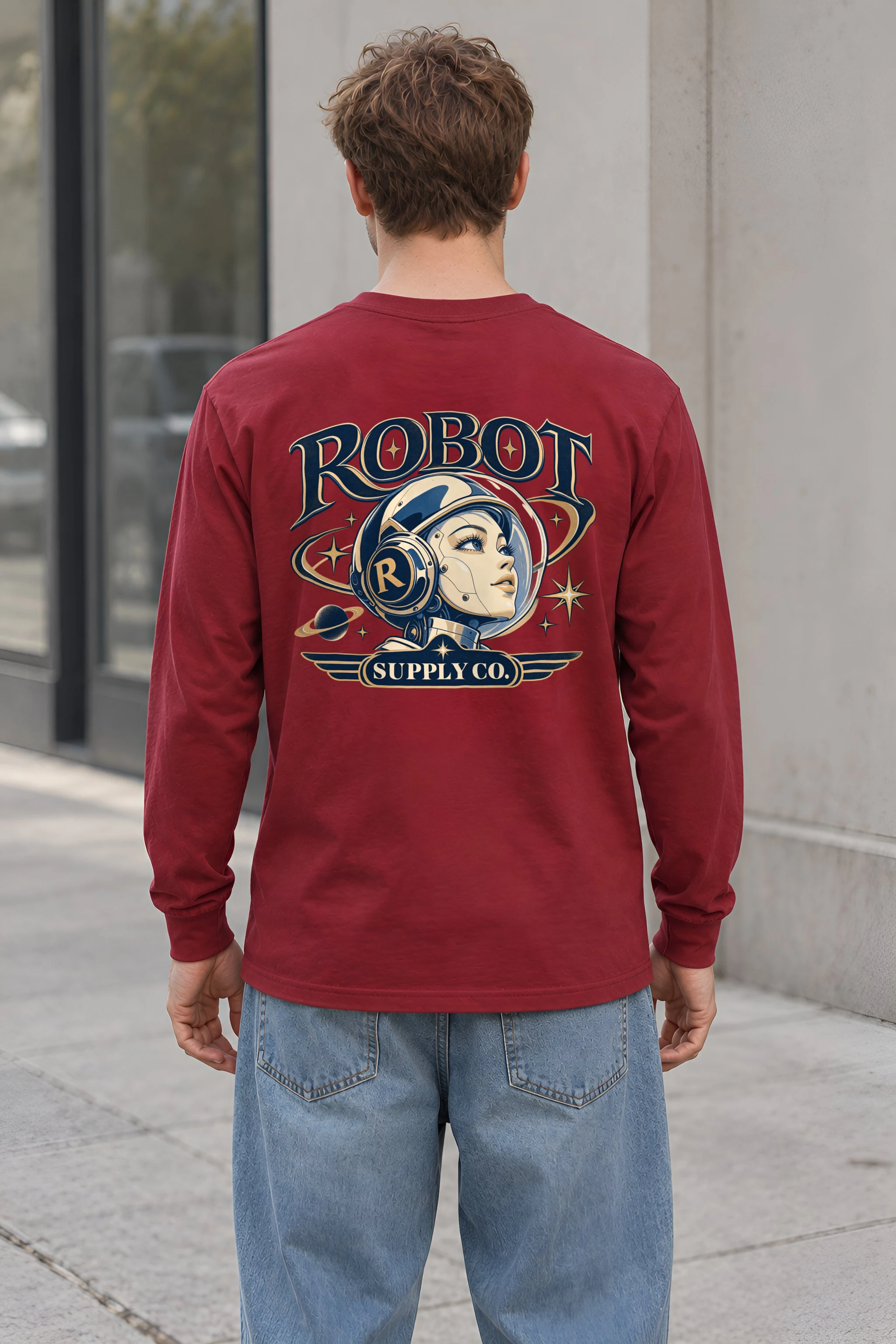 "Robot Supply Co." Unisex Longsleeve T-shirt
