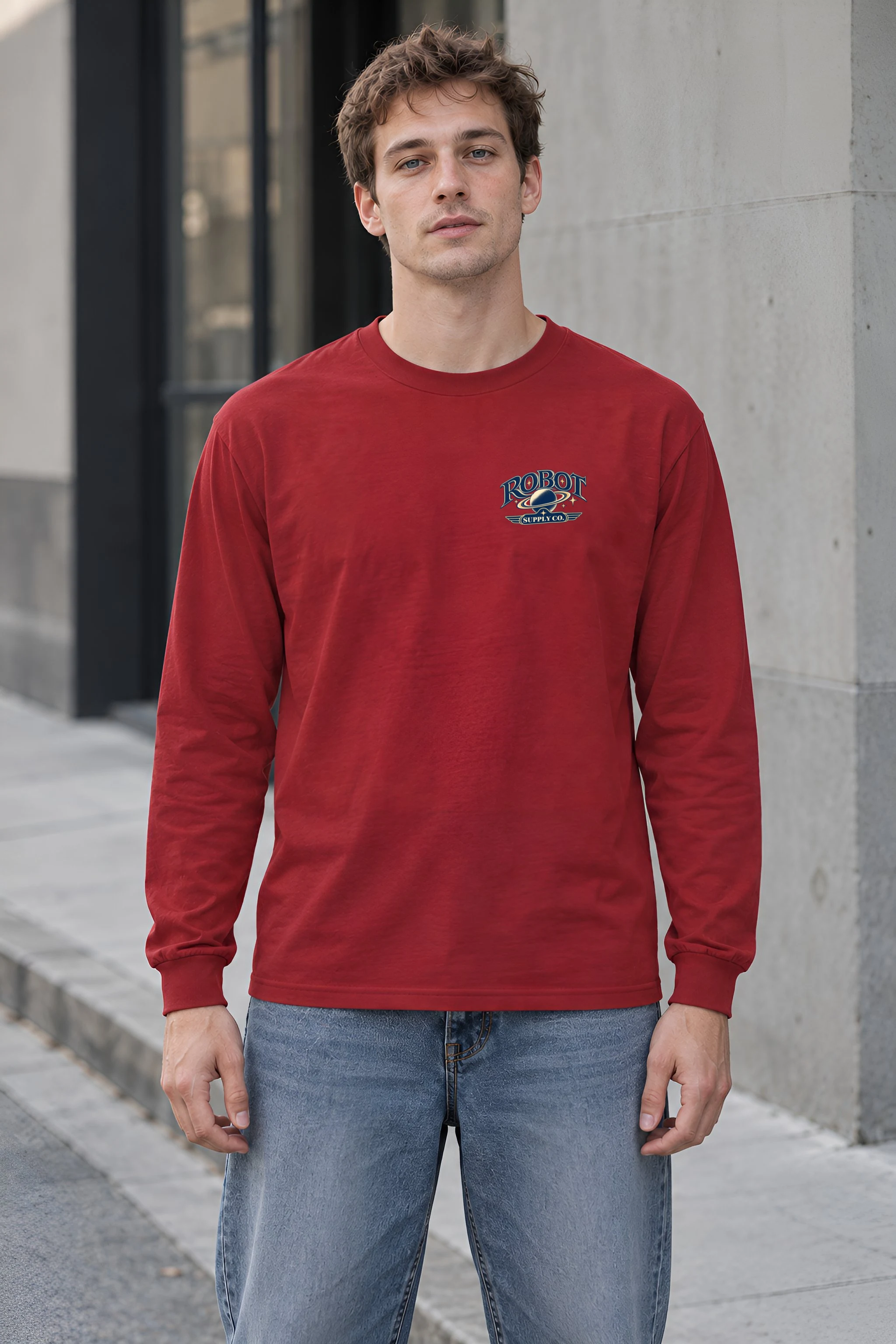 "Robot Supply Co." Unisex Longsleeve T-shirt