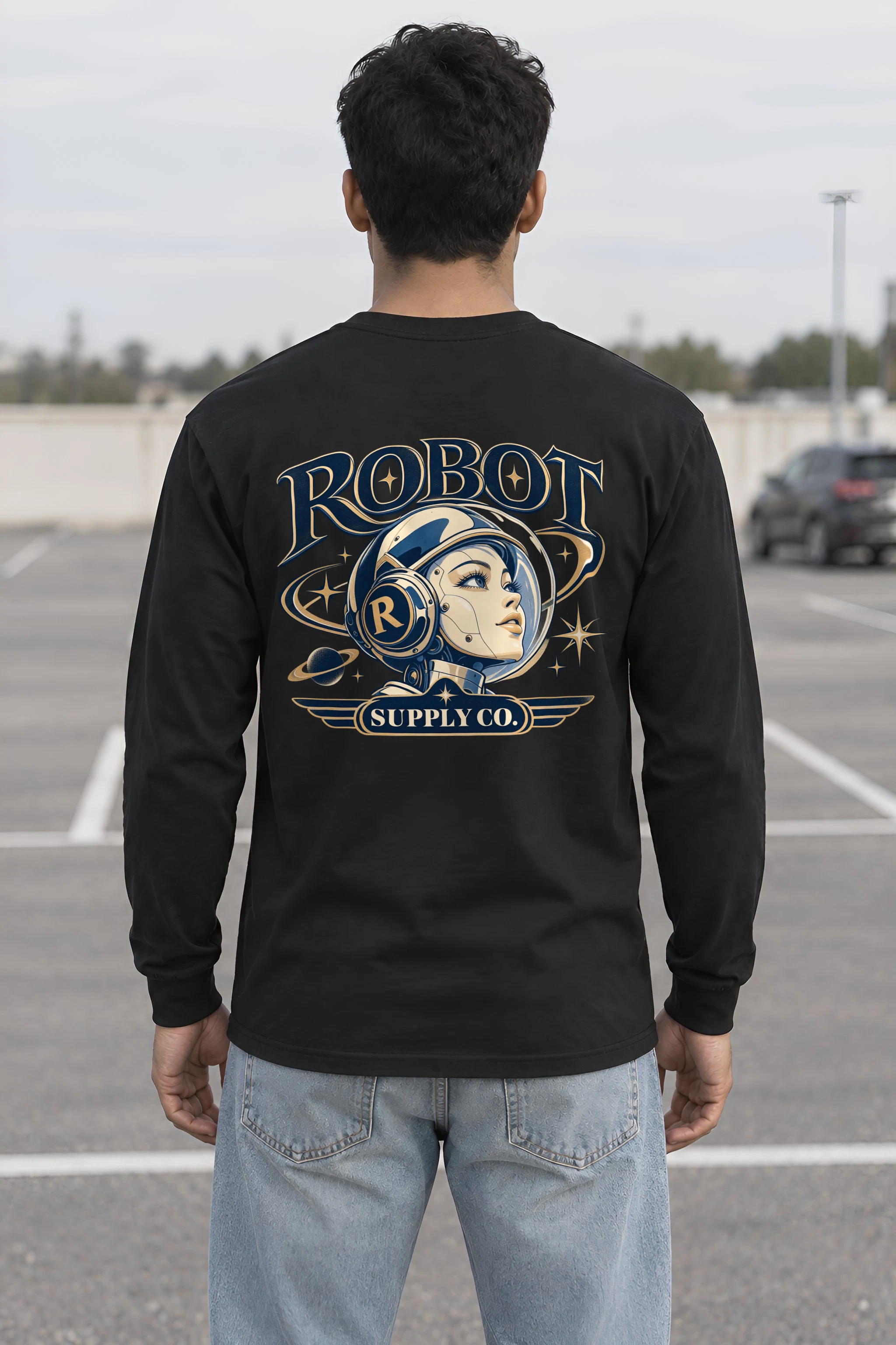 "Robot Supply Co." Unisex Longsleeve T-shirt