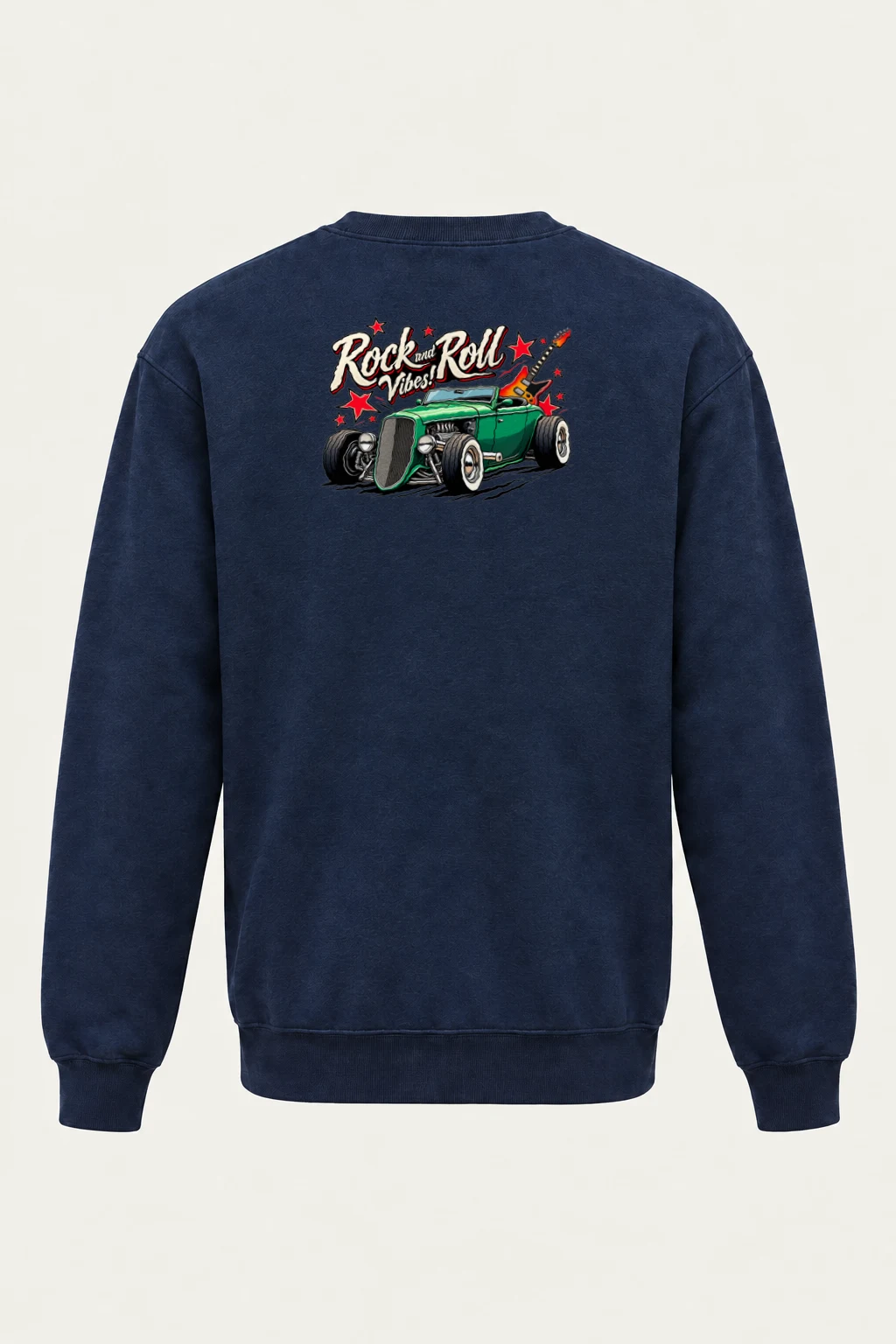 "Rock and Roll Vibes" Heavy Blend Unisex Crewneck Sweatshirt | Gildan 18000