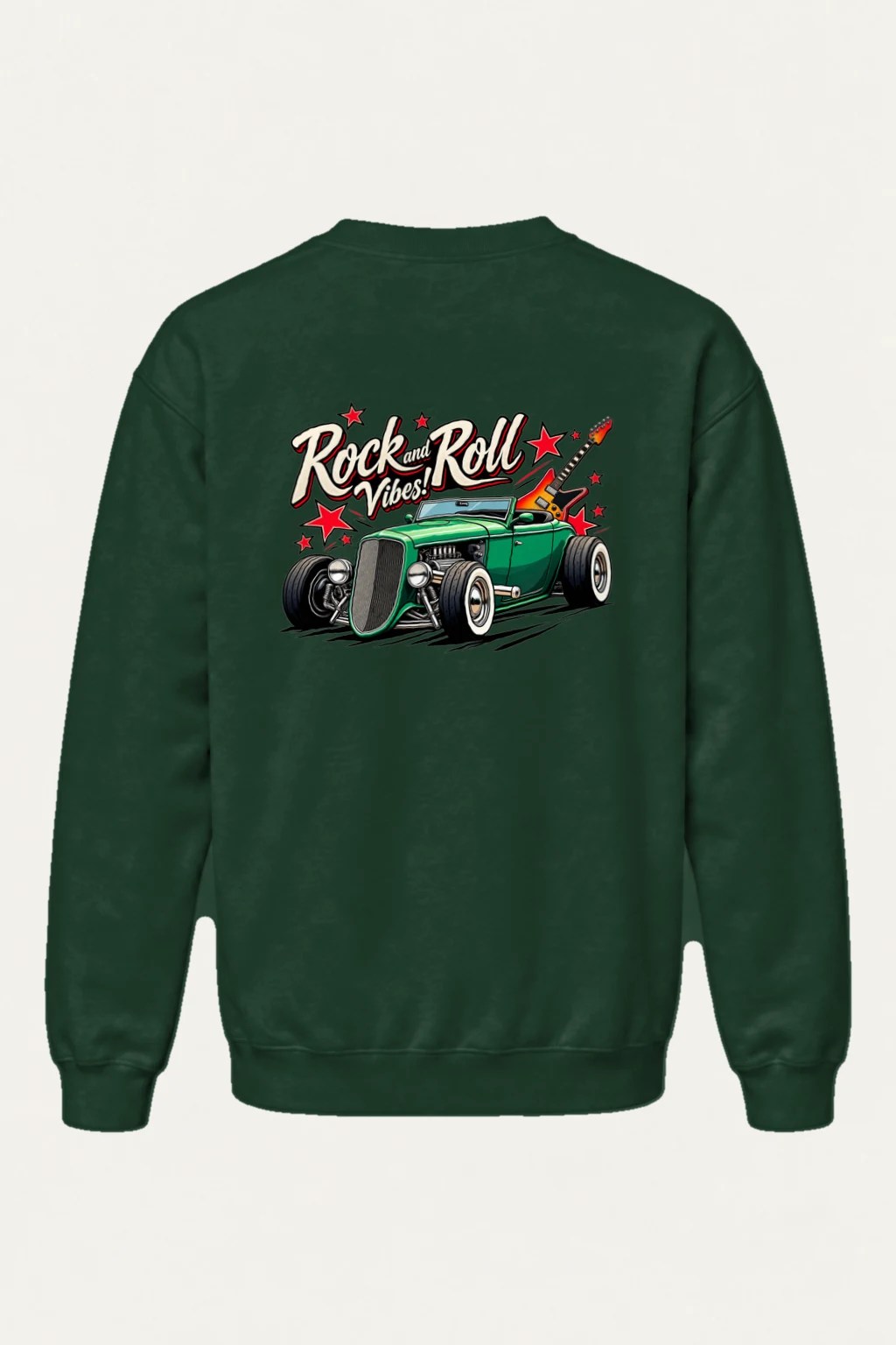 "Rock and Roll Vibes" Heavy Blend Unisex Crewneck Sweatshirt | Gildan 18000