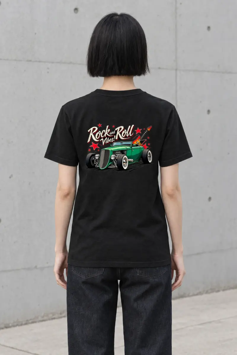"Rock and Roll Vibes" Heavyweight Unisex Crewneck T-shirt | Gildan 5000