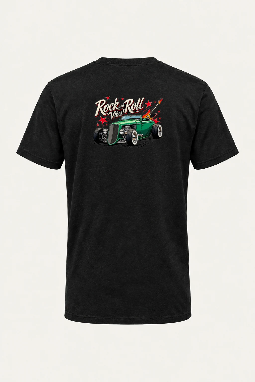 "Rock and Roll Vibes" Heavyweight Unisex Crewneck T-shirt | Gildan 5000