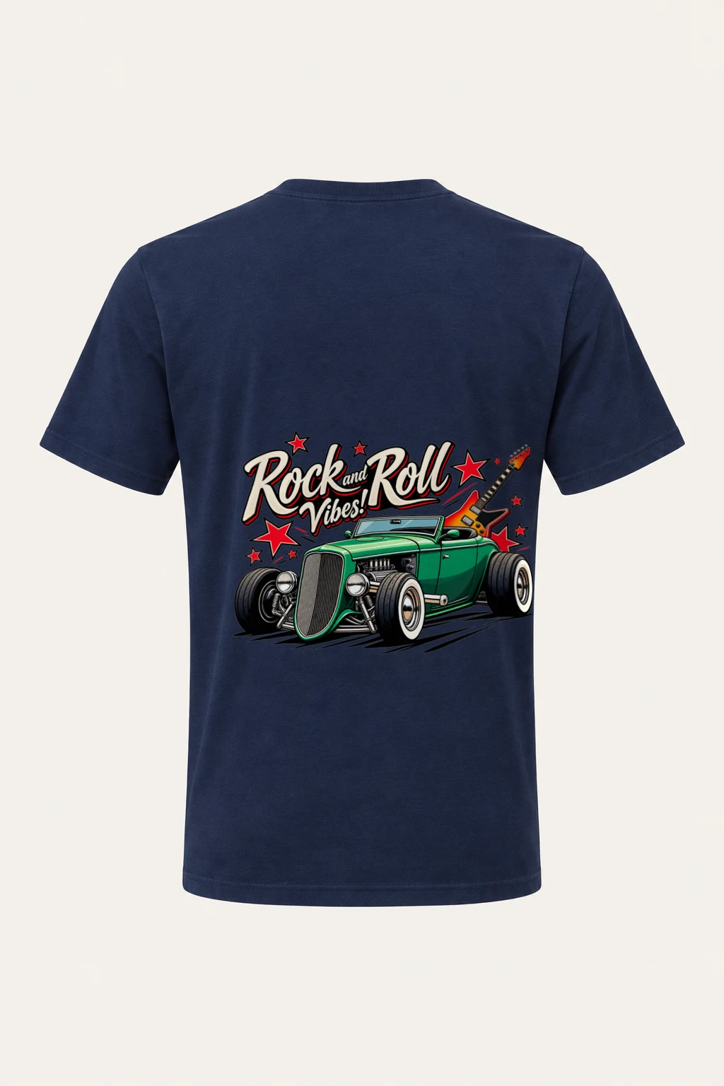 "Rock and Roll Vibes" Heavyweight Unisex Crewneck T-shirt | Gildan 5000