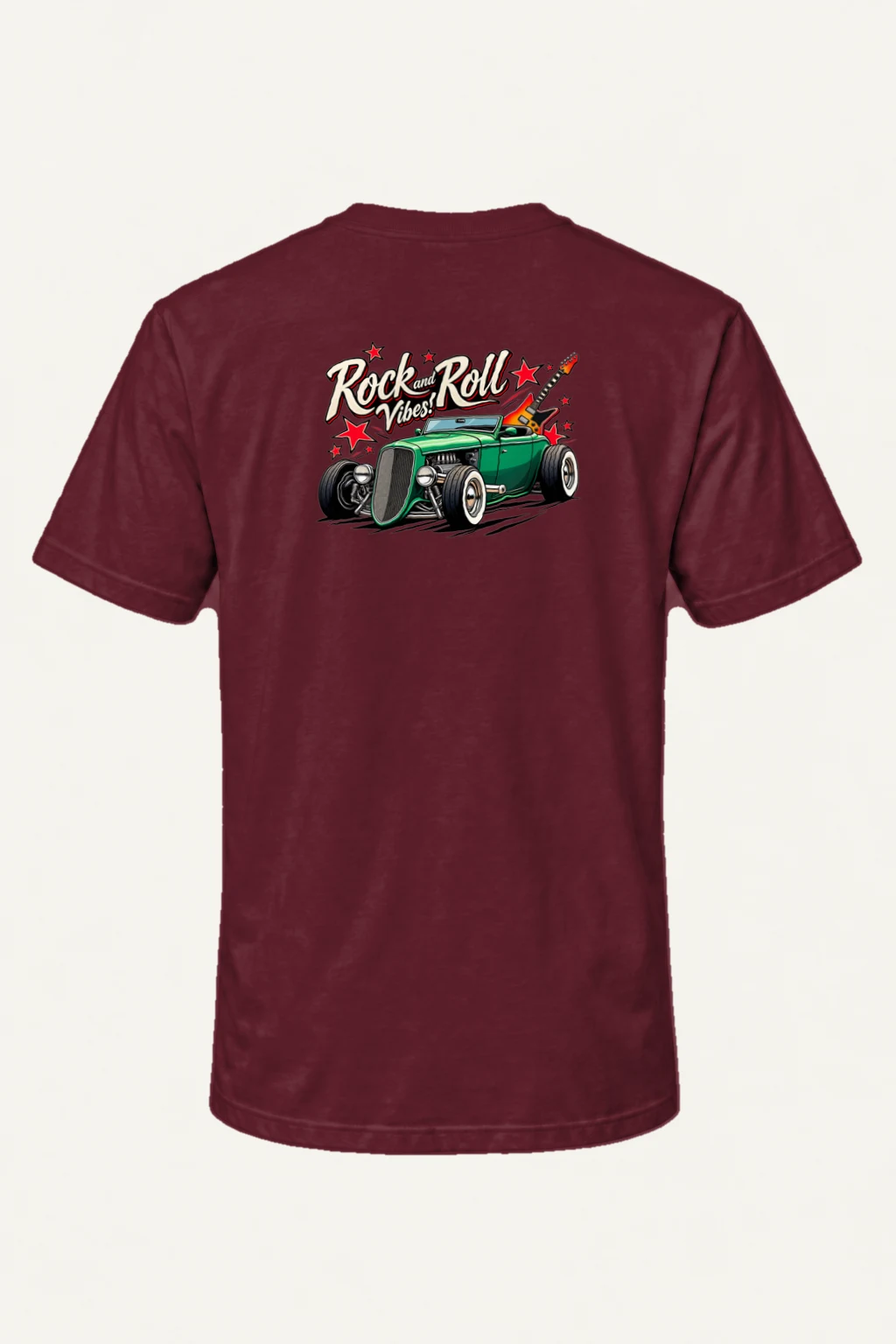 "Rock and Roll Vibes" Heavyweight Unisex Crewneck T-shirt | Gildan 5000