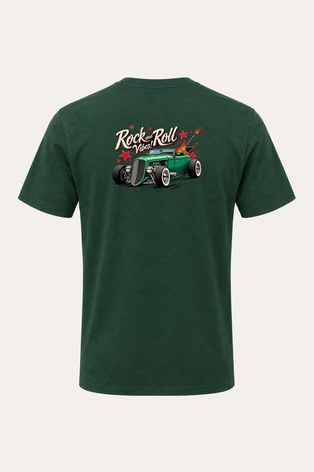 "Rock and Roll Vibes" Heavyweight Unisex Crewneck T-shirt | Gildan 5000