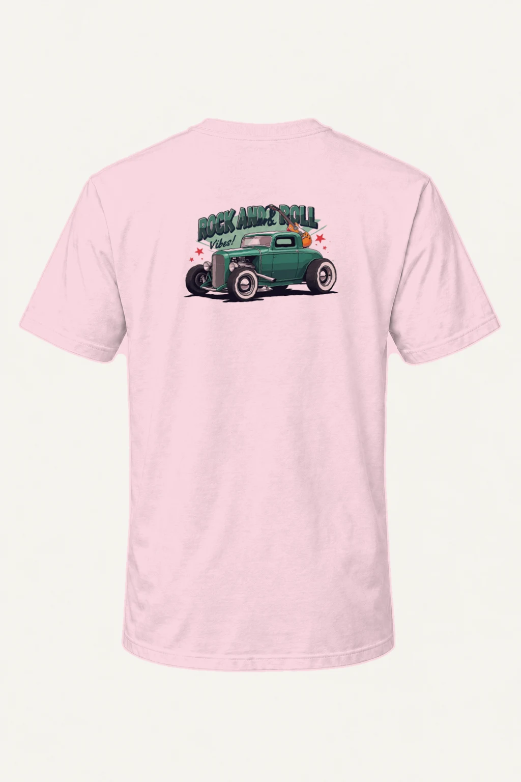 "Rock And Roll Vibes" Heavyweight Unisex Crewneck T-shirt | Gildan 5000