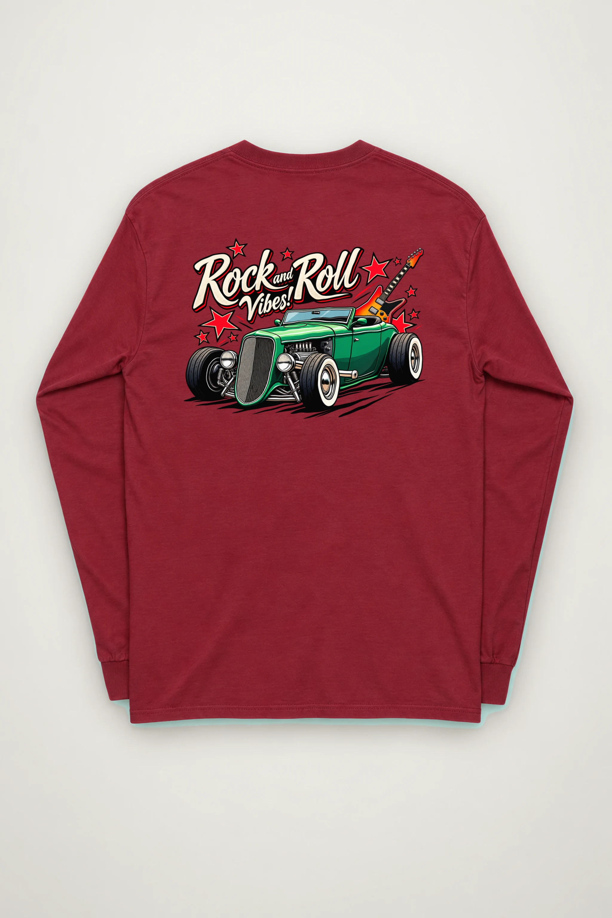 "Rock And Roll Vibes" Unisex Longsleeve T-shirt