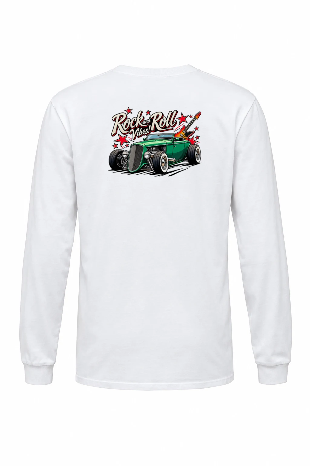 "Rock And Roll Vibes" Unisex Longsleeve T-shirt | Gildan 2400