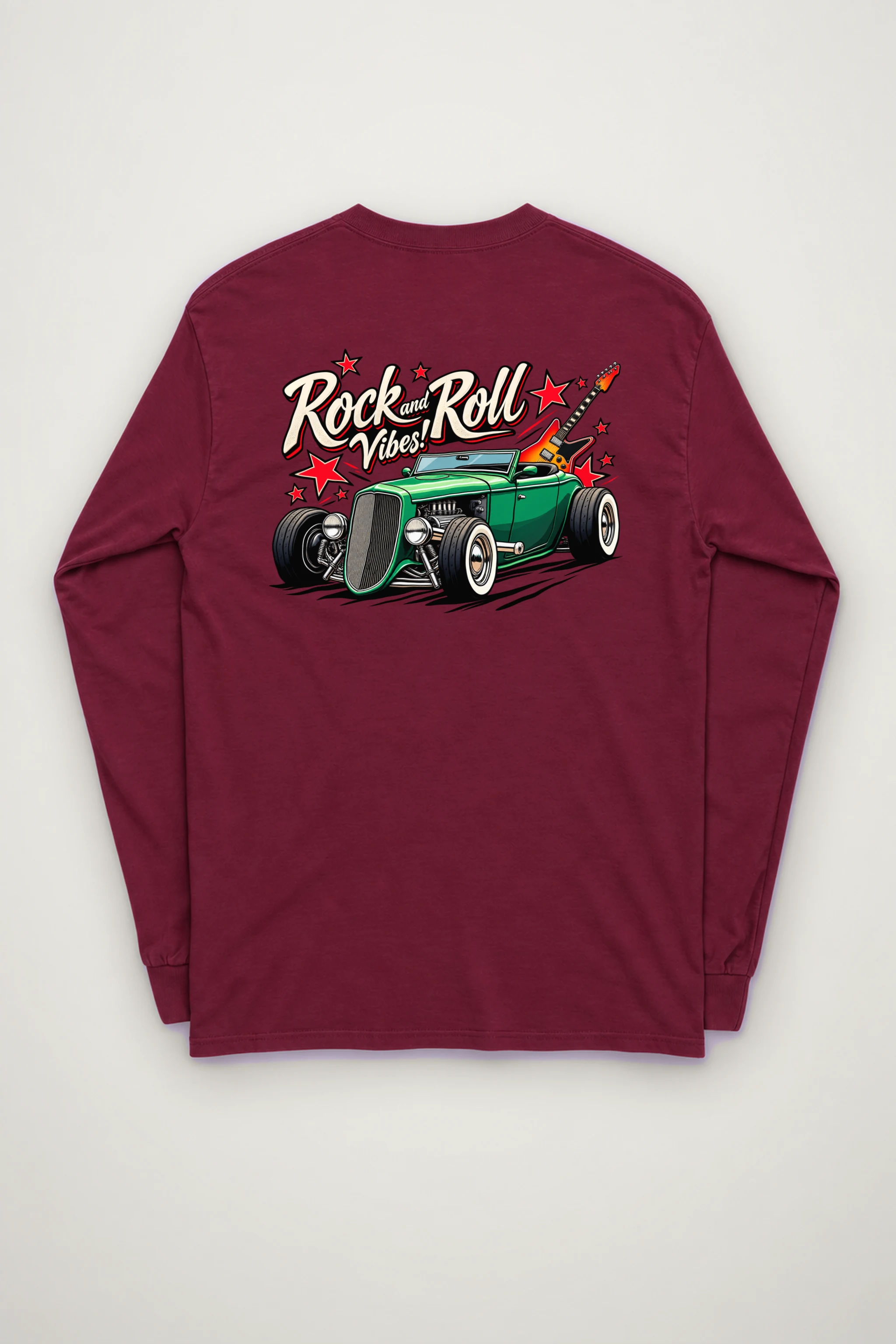 "Rock And Roll Vibes" Unisex Longsleeve T-shirt