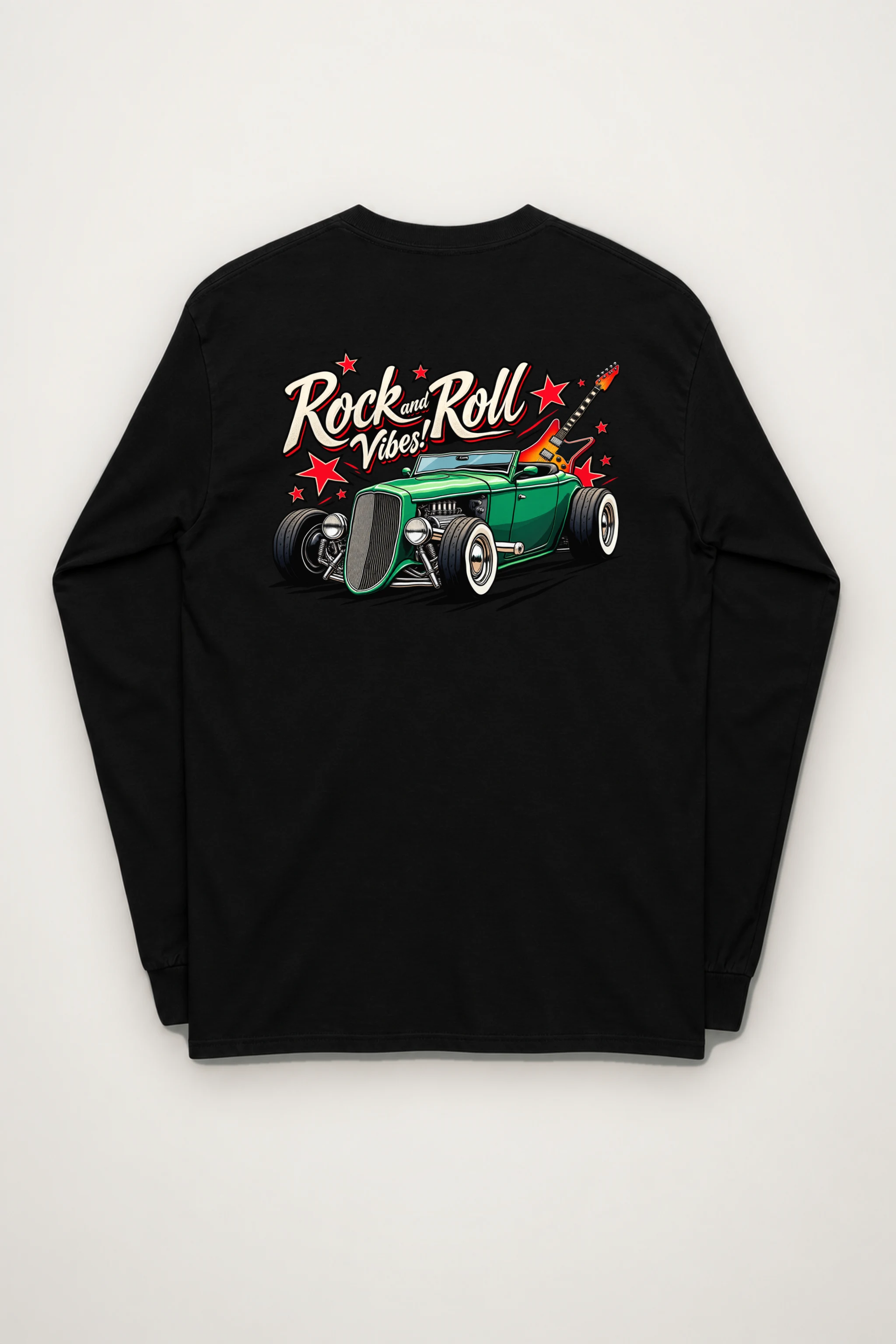 "Rock And Roll Vibes" Unisex Longsleeve T-shirt
