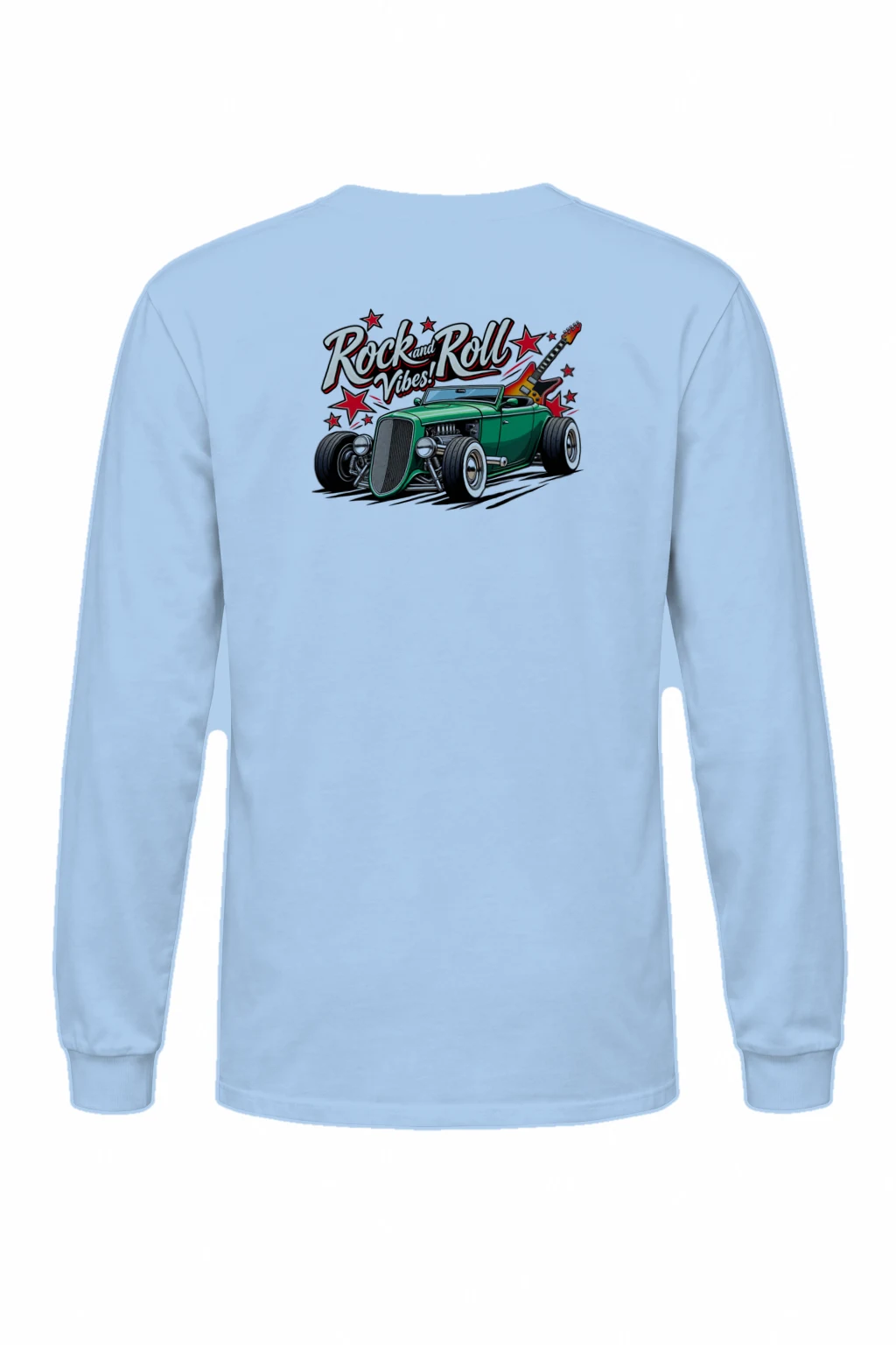 "Rock And Roll Vibes" Unisex Longsleeve T-shirt | Gildan 2400