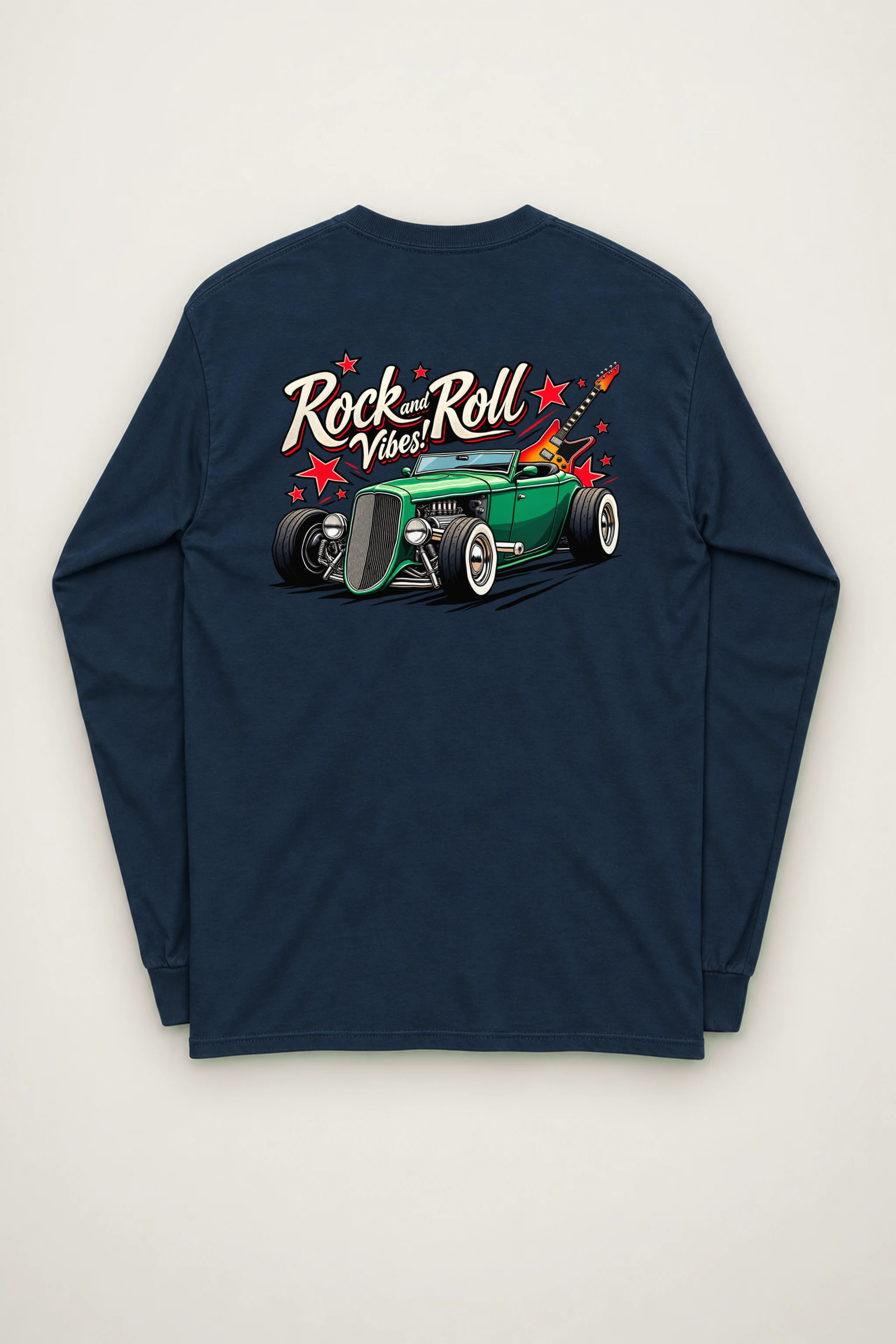 "Rock And Roll Vibes" Unisex Longsleeve T-shirt