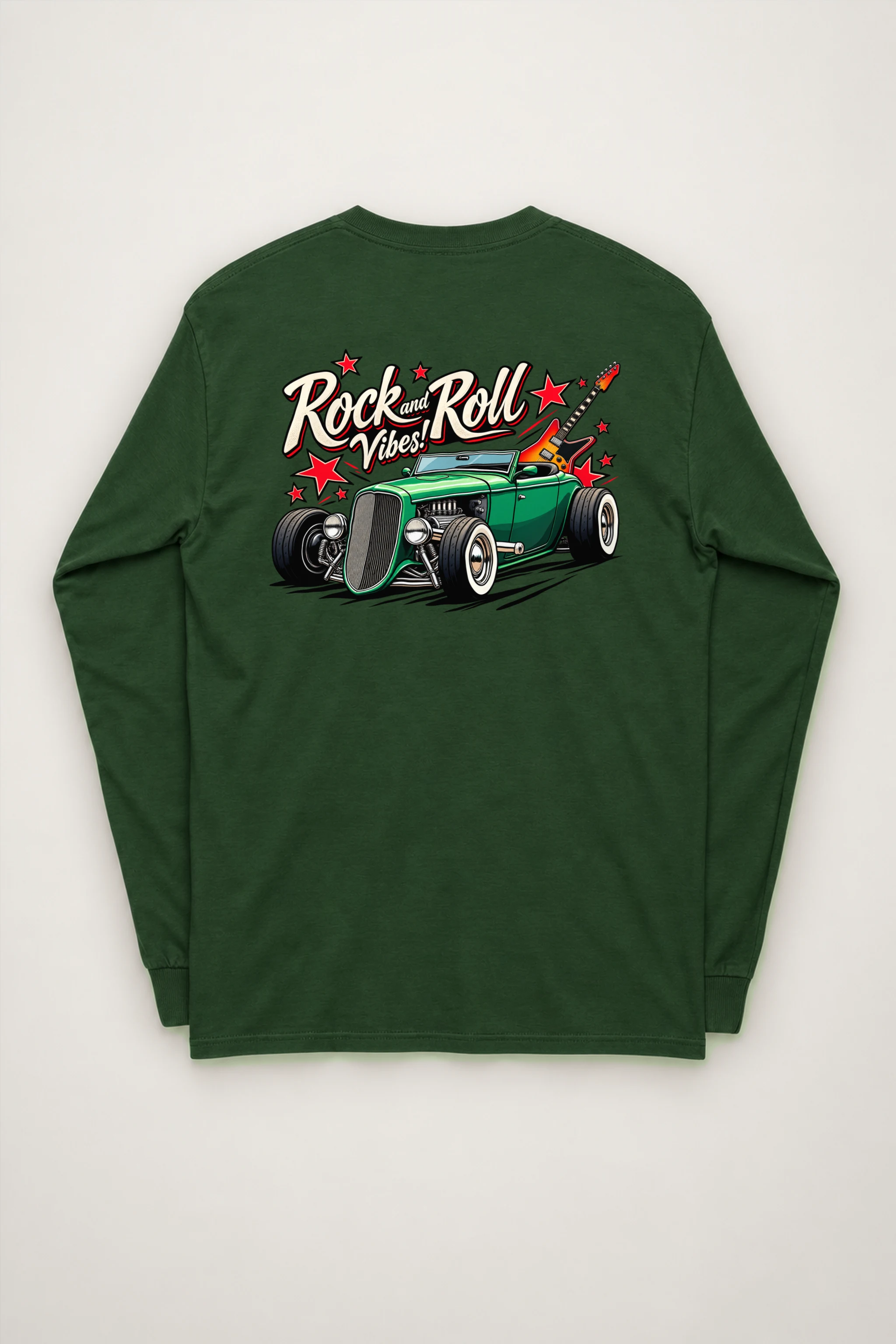 "Rock And Roll Vibes" Unisex Longsleeve T-shirt