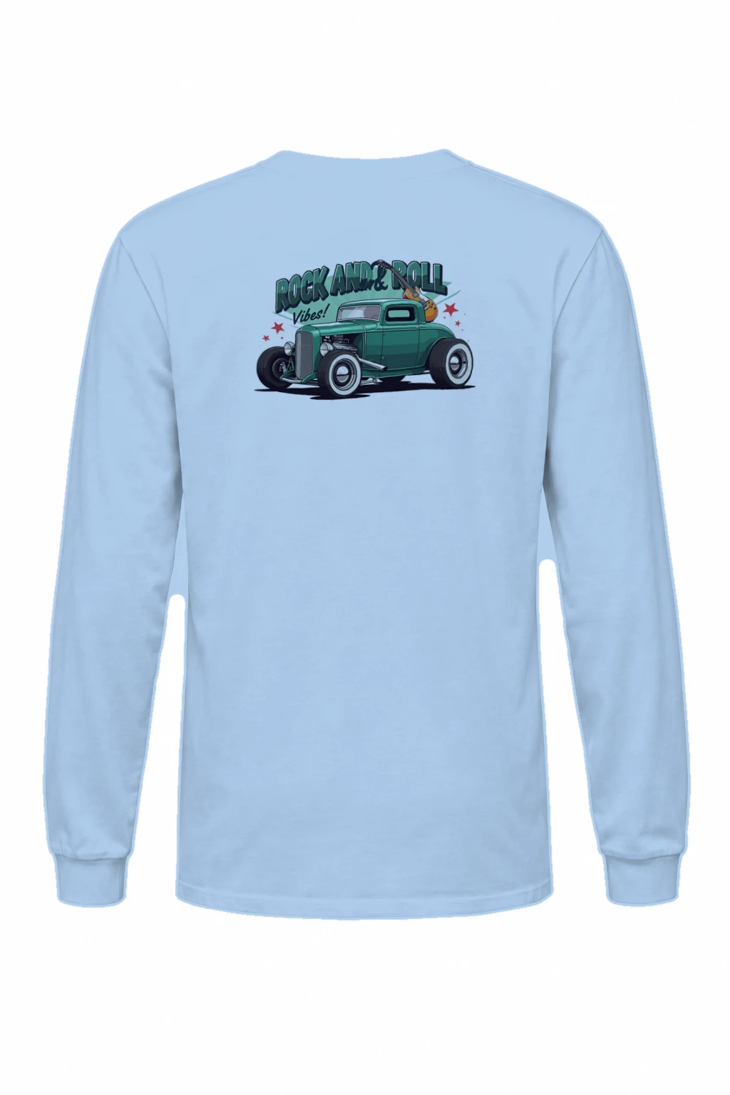 "Rock And Roll Vibes" Unisex Longsleeve T-shirt | Gildan 2400