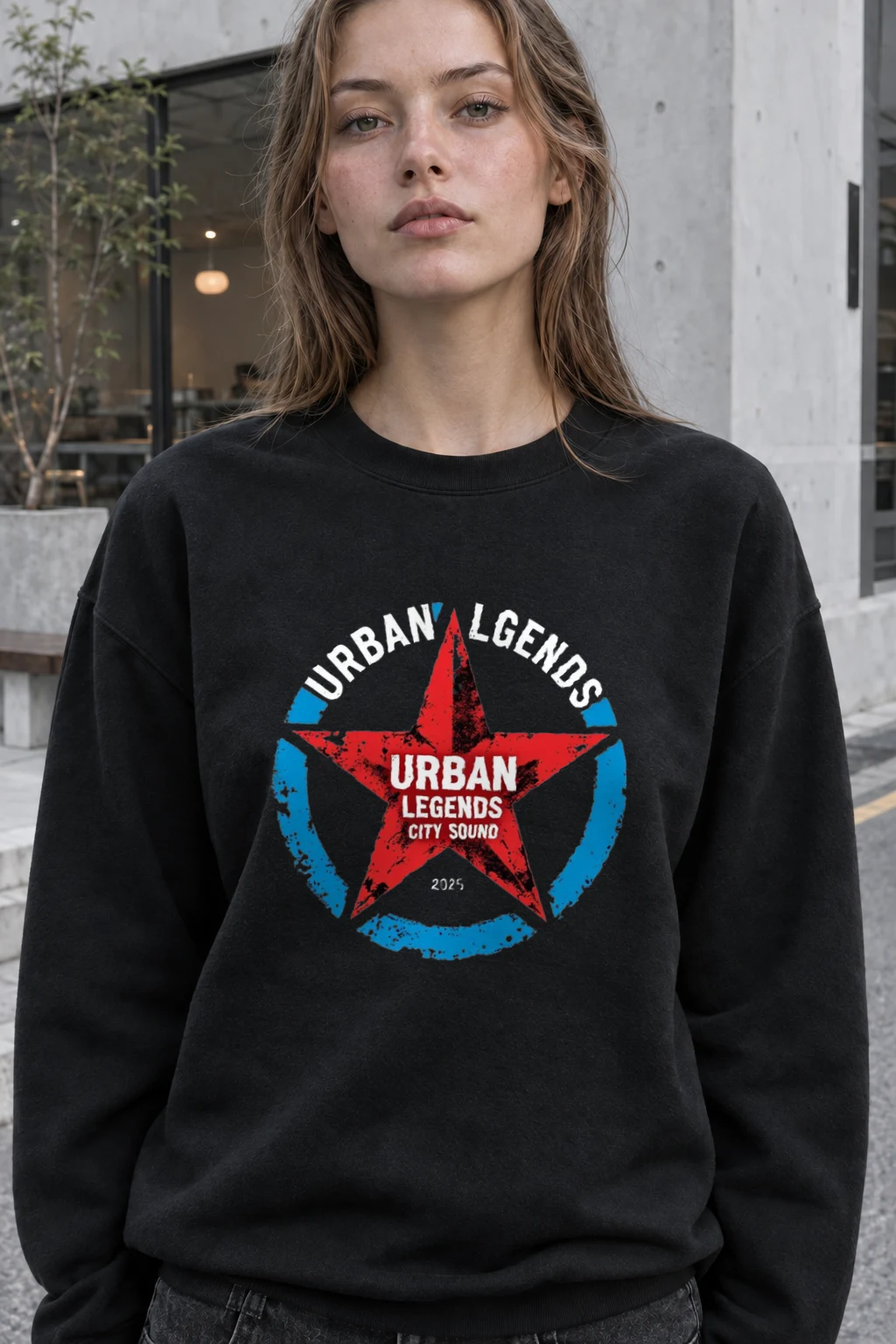 "Rock Legends Star" Heavy Blend Unisex Crewneck Sweatshirt | Gildan 18000
