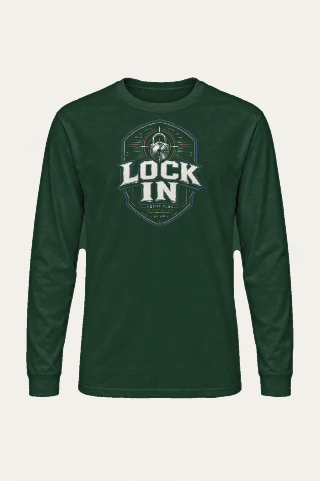 "Rock On No Distractions" Unisex Longsleeve T-shirt | Gildan 2400