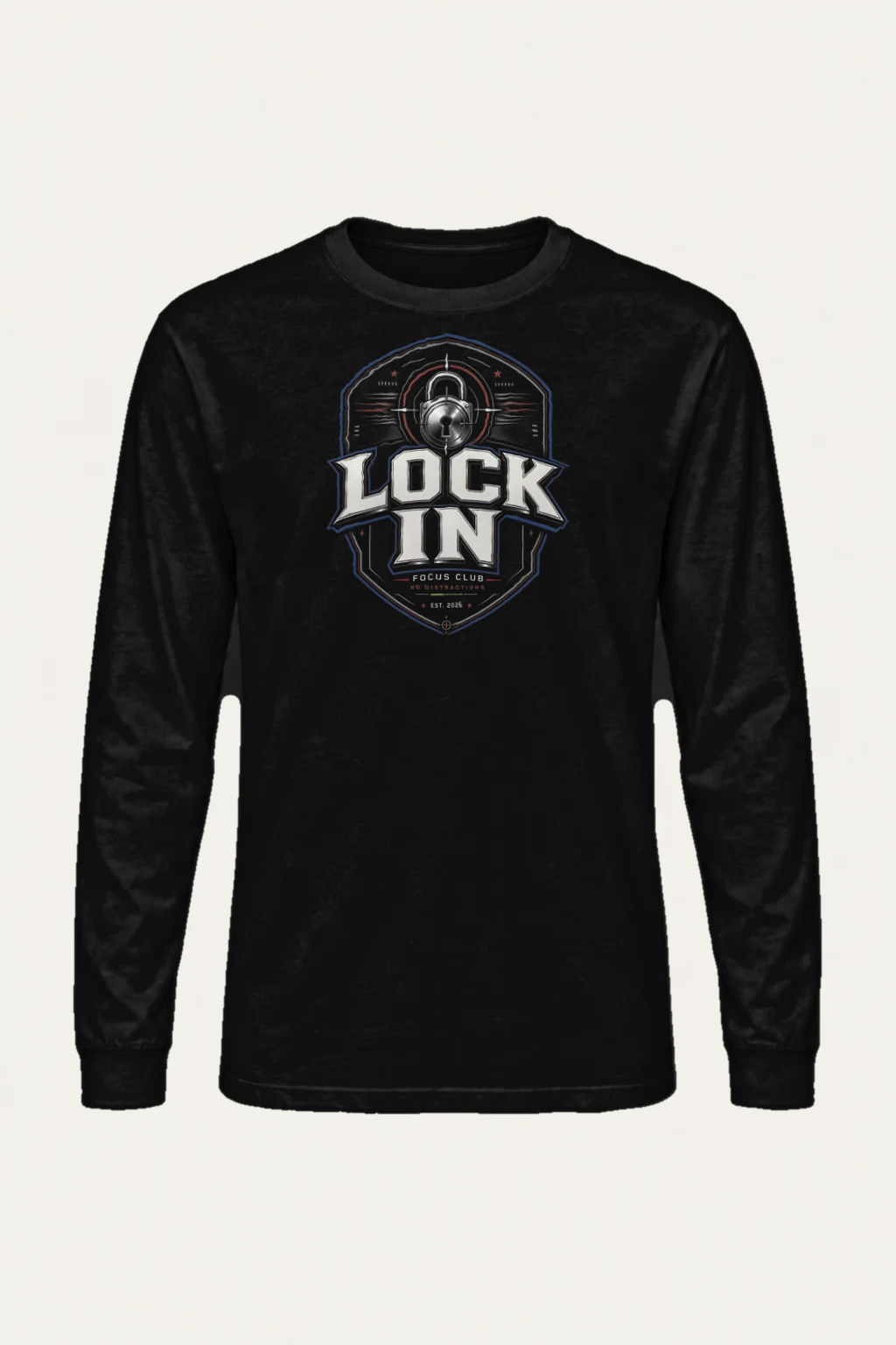 "Rock On No Distractions" Unisex Longsleeve T-shirt | Gildan 2400