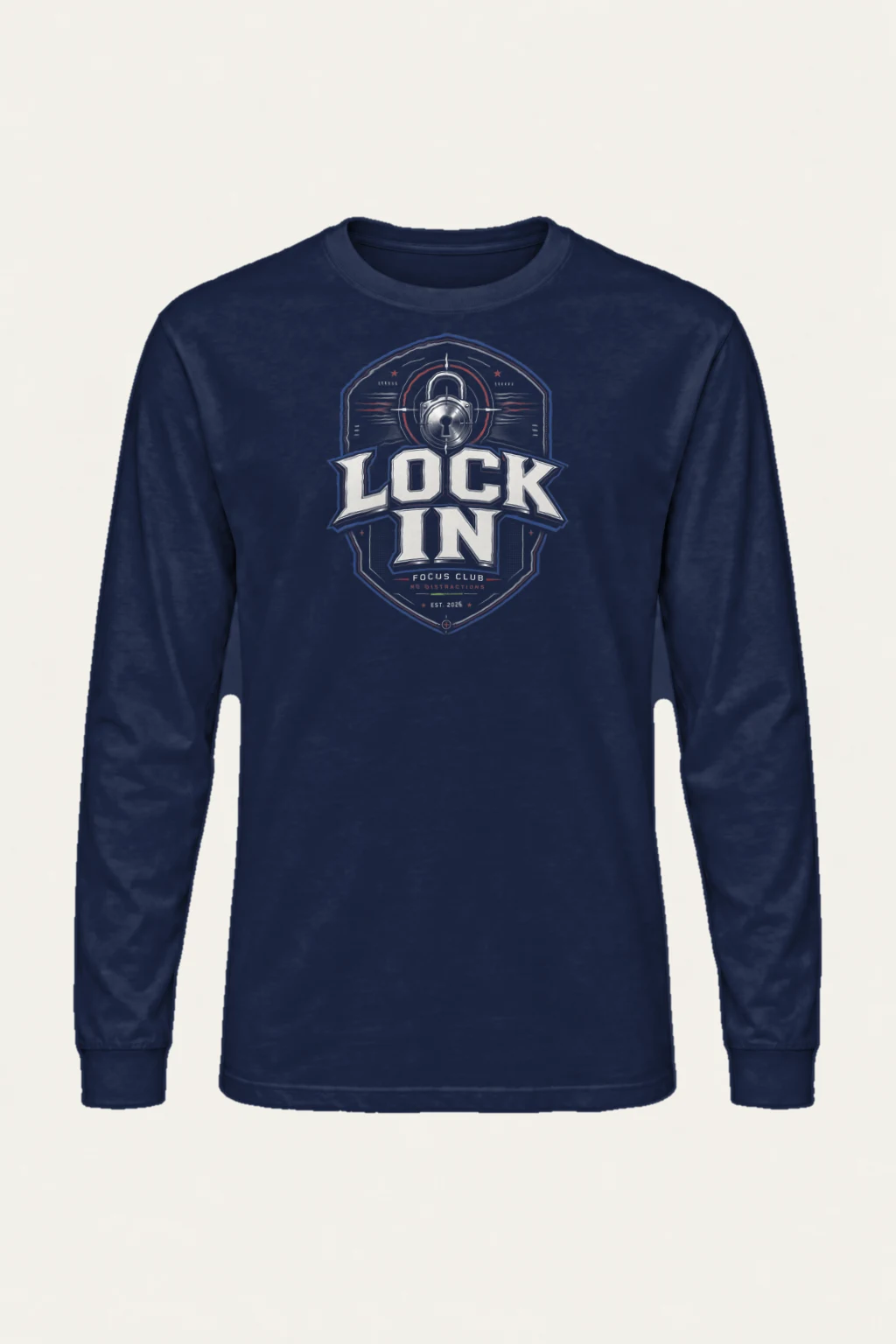 "Rock On No Distractions" Unisex Longsleeve T-shirt | Gildan 2400