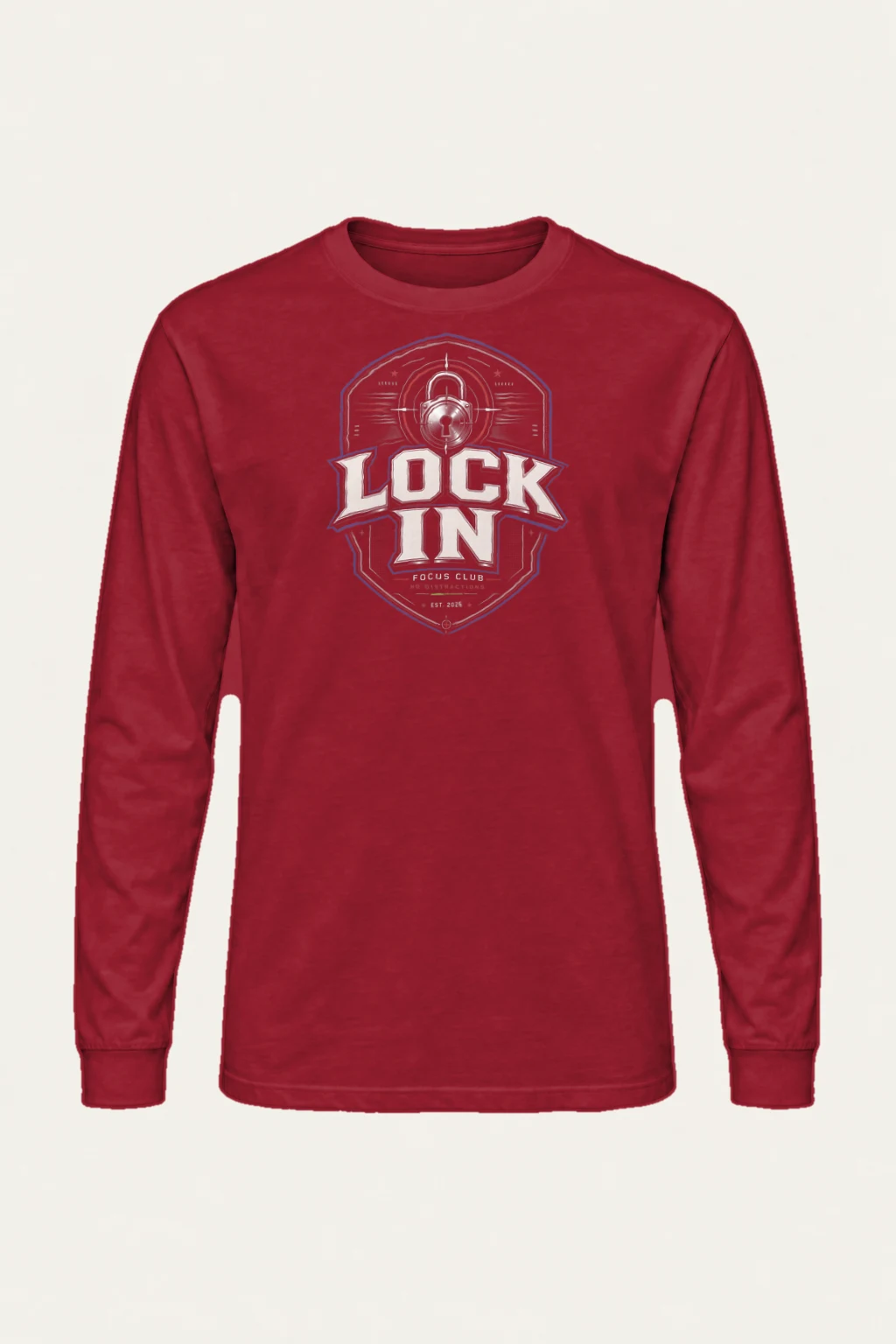 "Rock On No Distractions" Unisex Longsleeve T-shirt | Gildan 2400