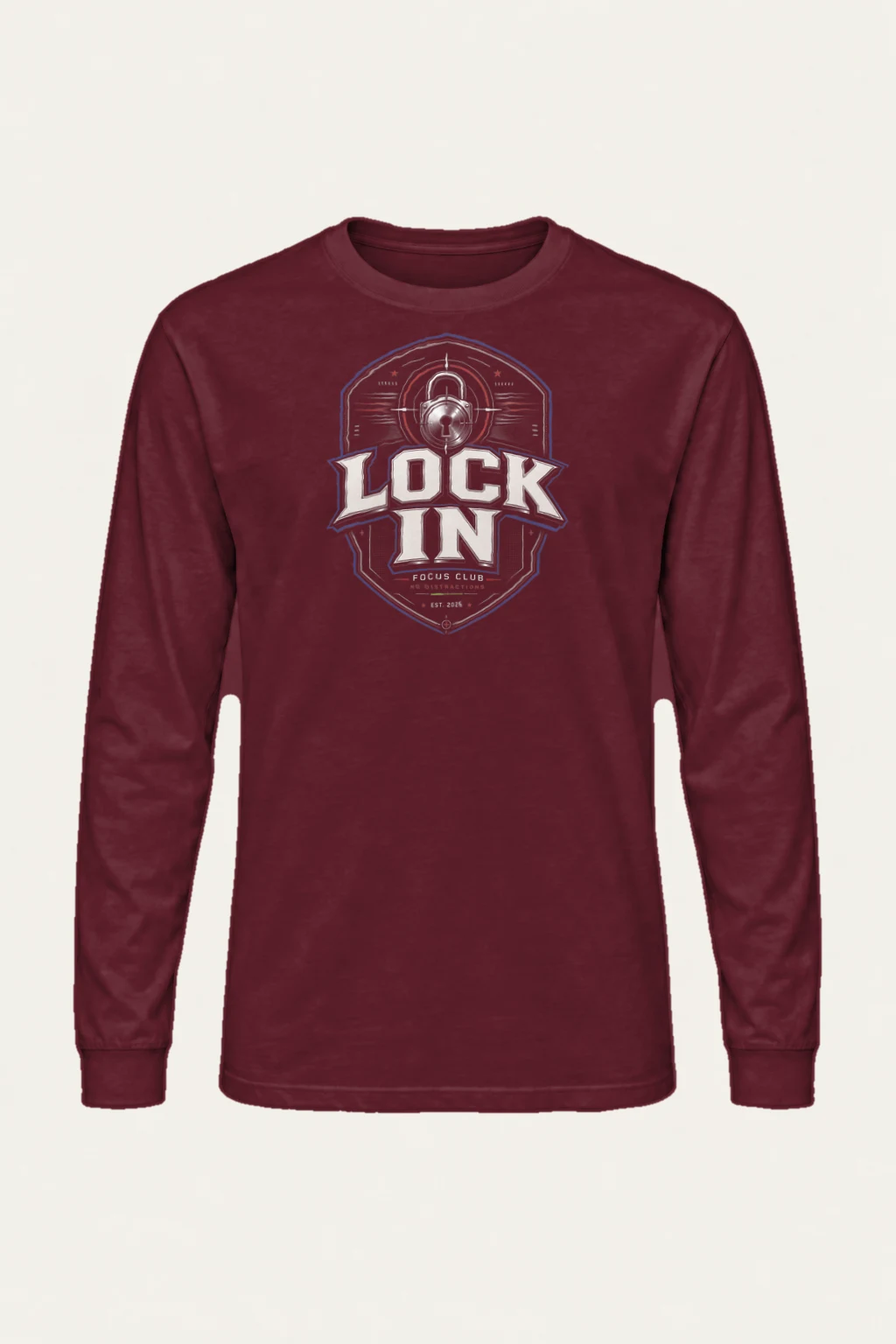 "Rock On No Distractions" Unisex Longsleeve T-shirt | Gildan 2400