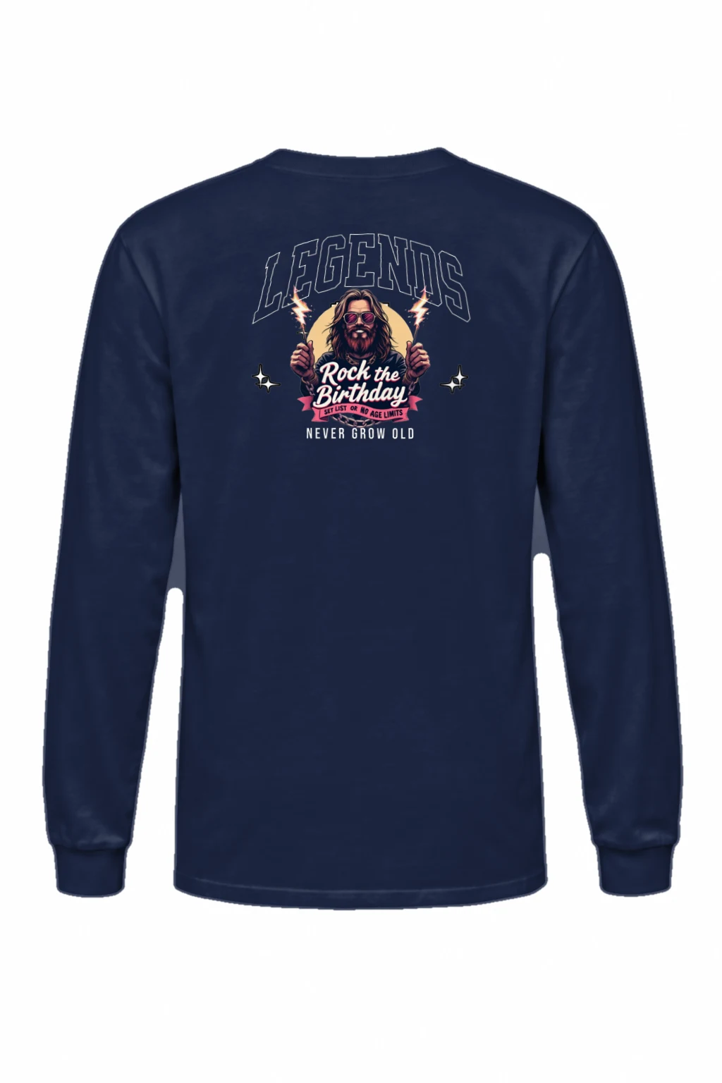 "Rock The Birthday" Unisex Longsleeve T-shirt | Gildan 2400