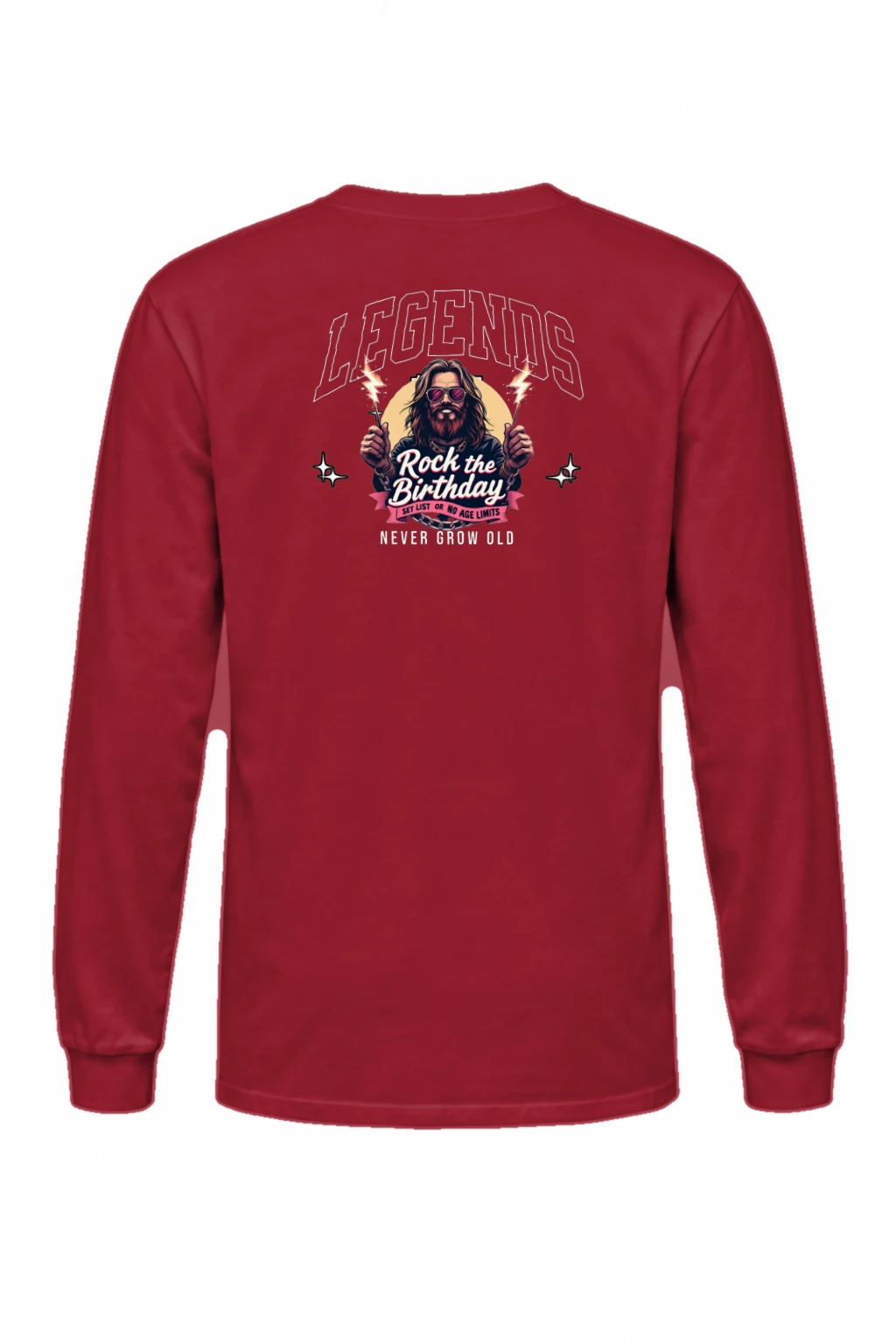 "Rock The Birthday" Unisex Longsleeve T-shirt | Gildan 2400
