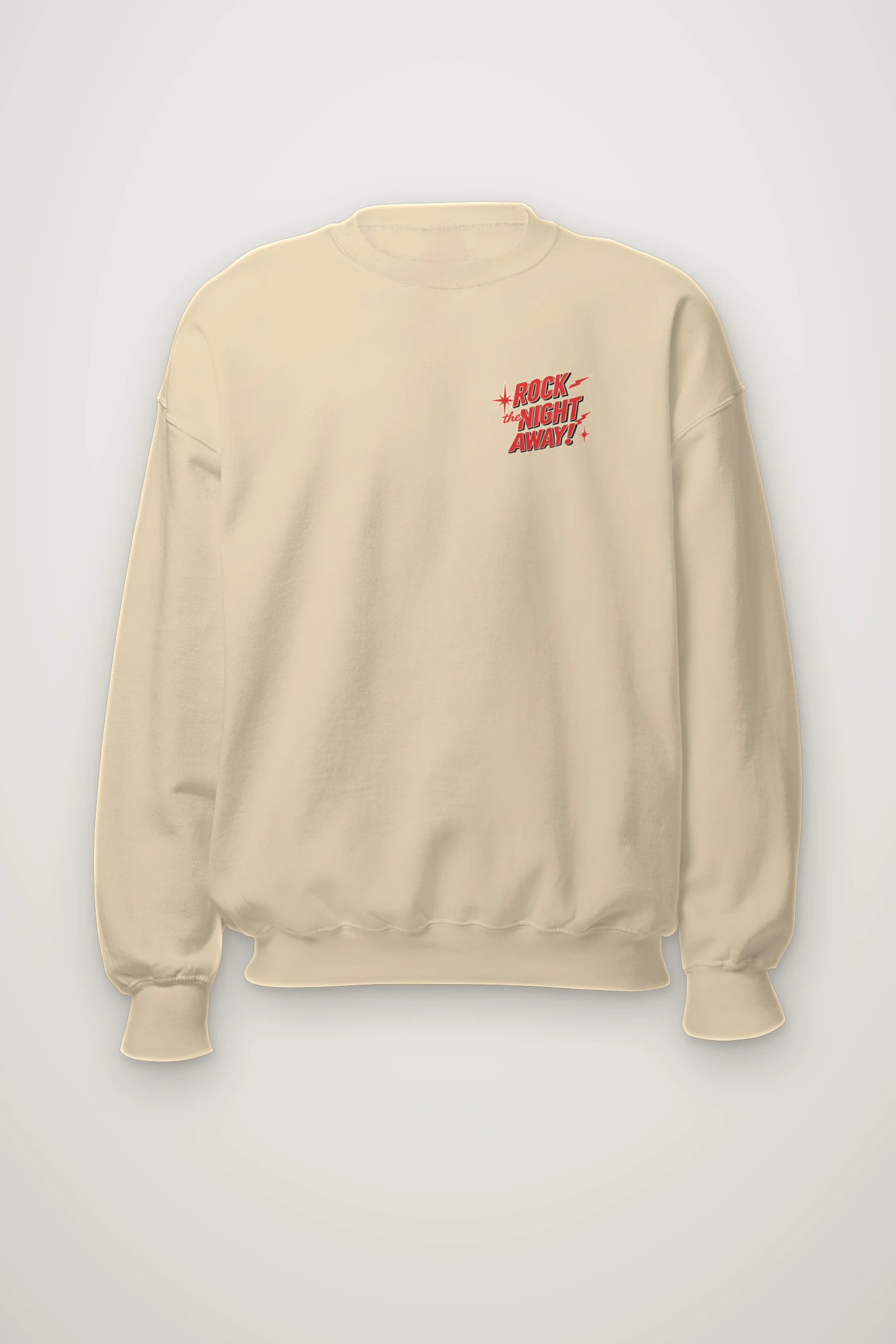 "Rock The Night Away" Heavy Blend Unisex Crewneck Sweatshirt