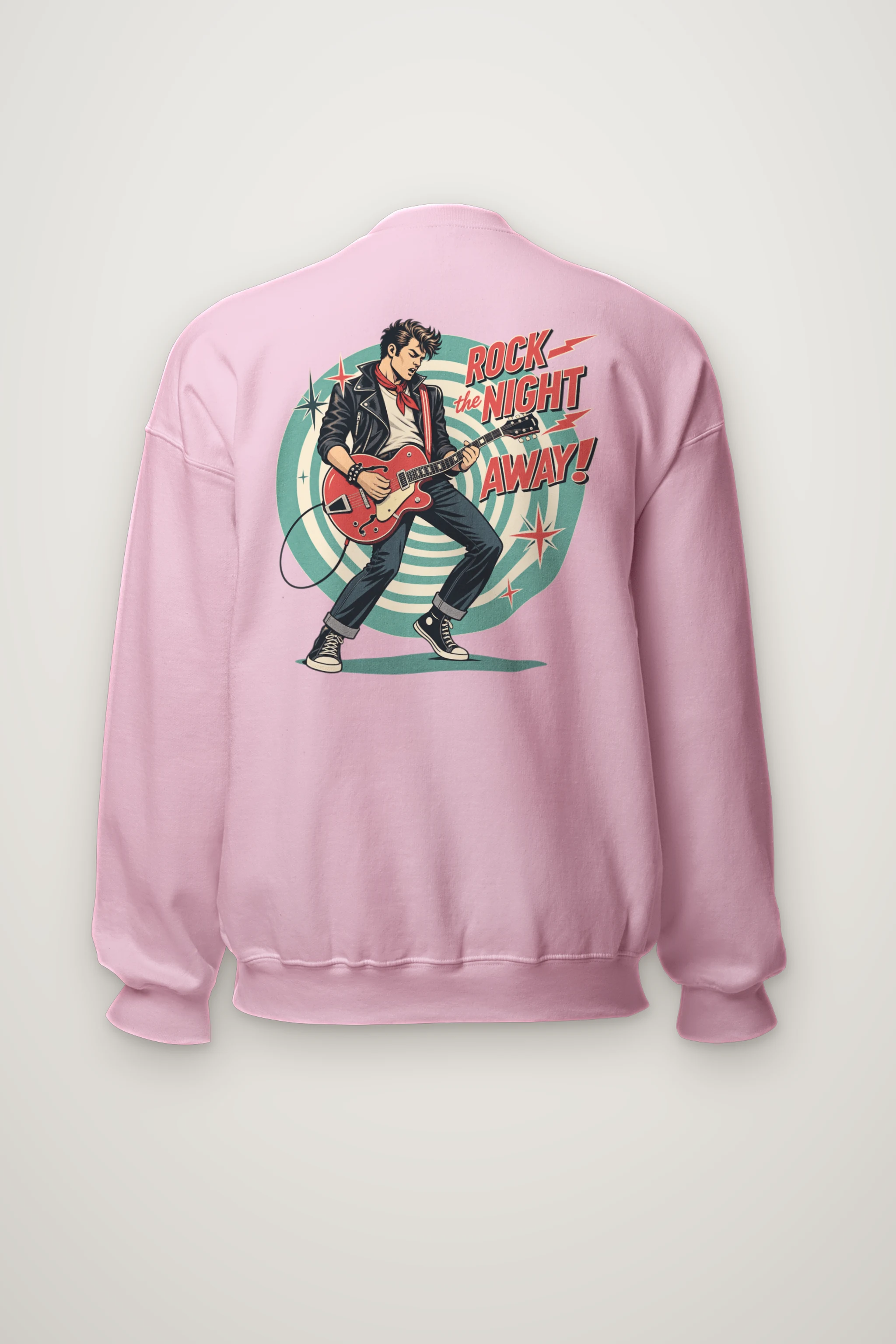 "Rock The Night Away" Heavy Blend Unisex Crewneck Sweatshirt