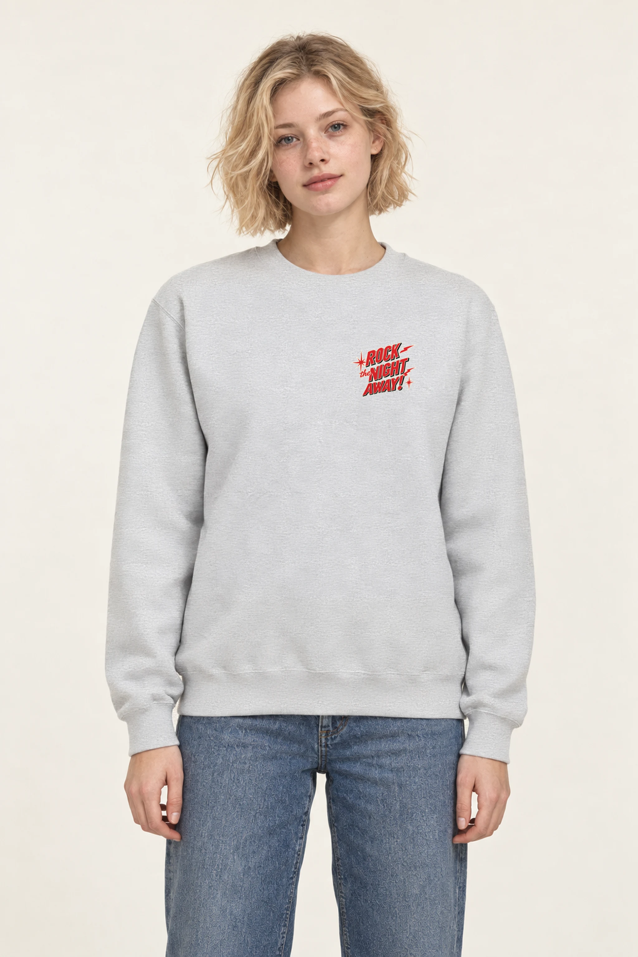 "Rock The Night Away" 1 Crewneck Sweatshirt