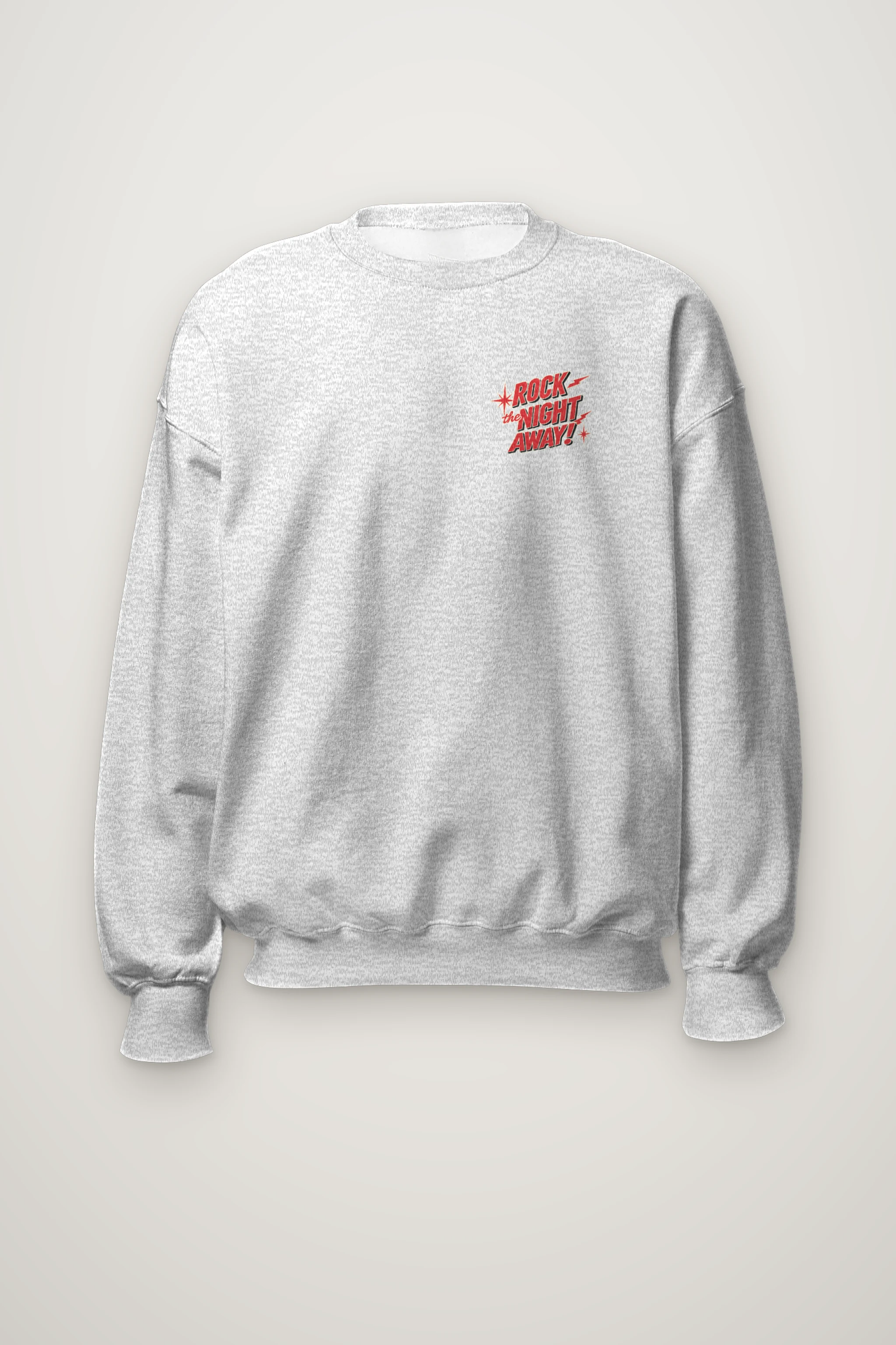 "Rock The Night Away" Heavy Blend Unisex Crewneck Sweatshirt