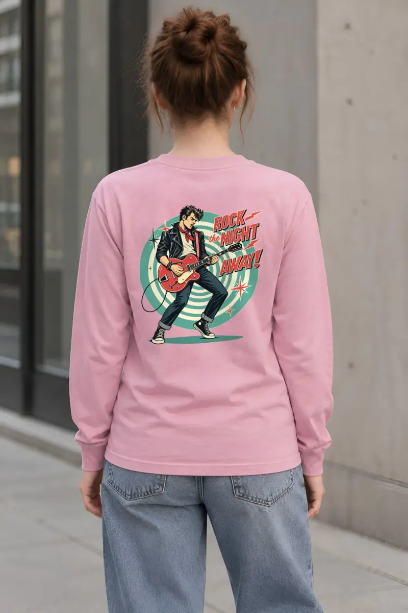 "Rock The Night Away" Unisex Longsleeve T-shirt