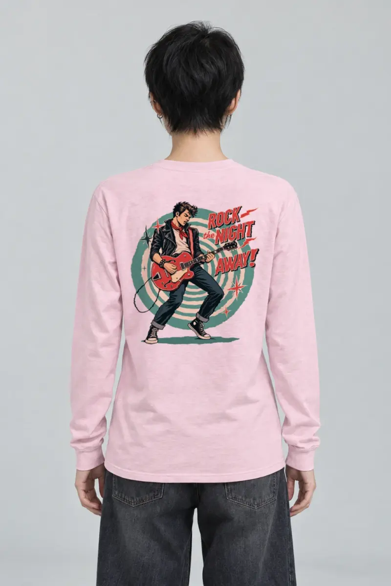 "Rock The Night Away" Unisex Longsleeve T-shirt