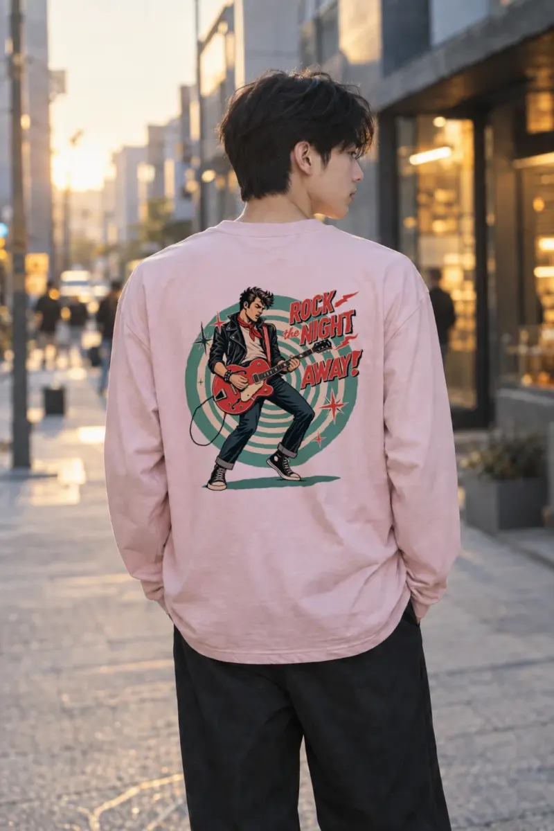 "Rock The Night Away" Unisex Longsleeve T-shirt | Gildan 2400
